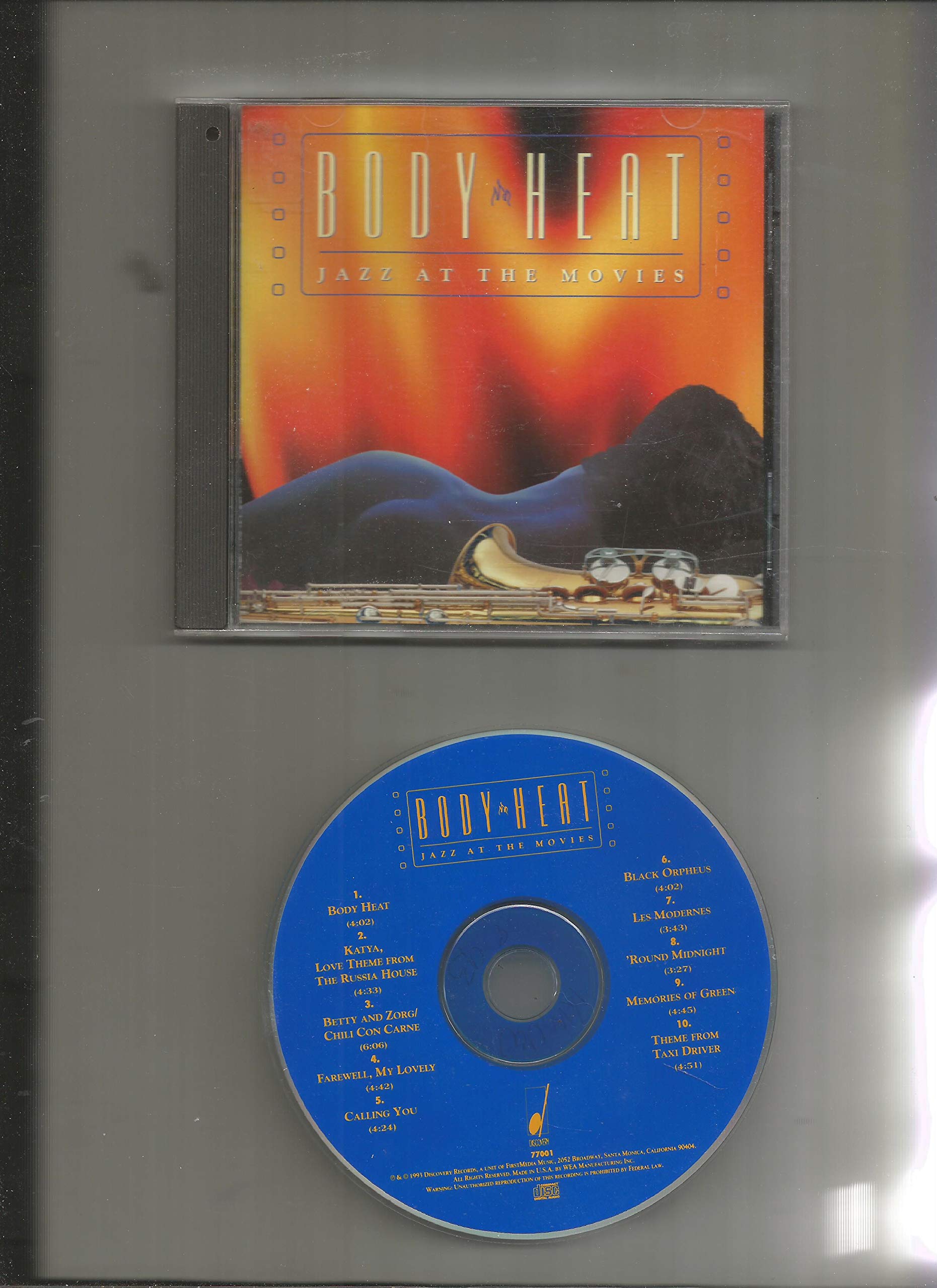 Body Heat: Jazz at the Movies [Audio CD] Jazz at the Movies Band