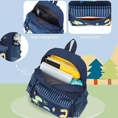 Miniatura 4 de willikiva mochila con animales en 3D para niños y niñas pequeñas, bonitos, animales de zoológico