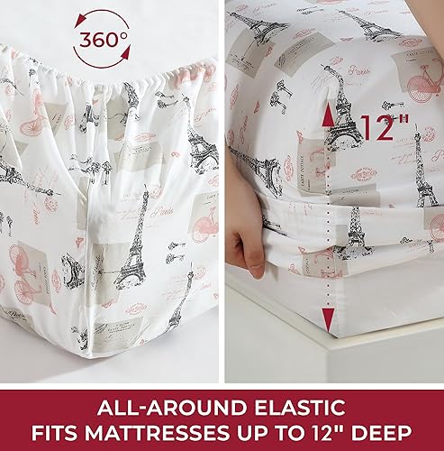 Miniatura 6 de Elite Home - Juego de sábanas para colchones gruesos