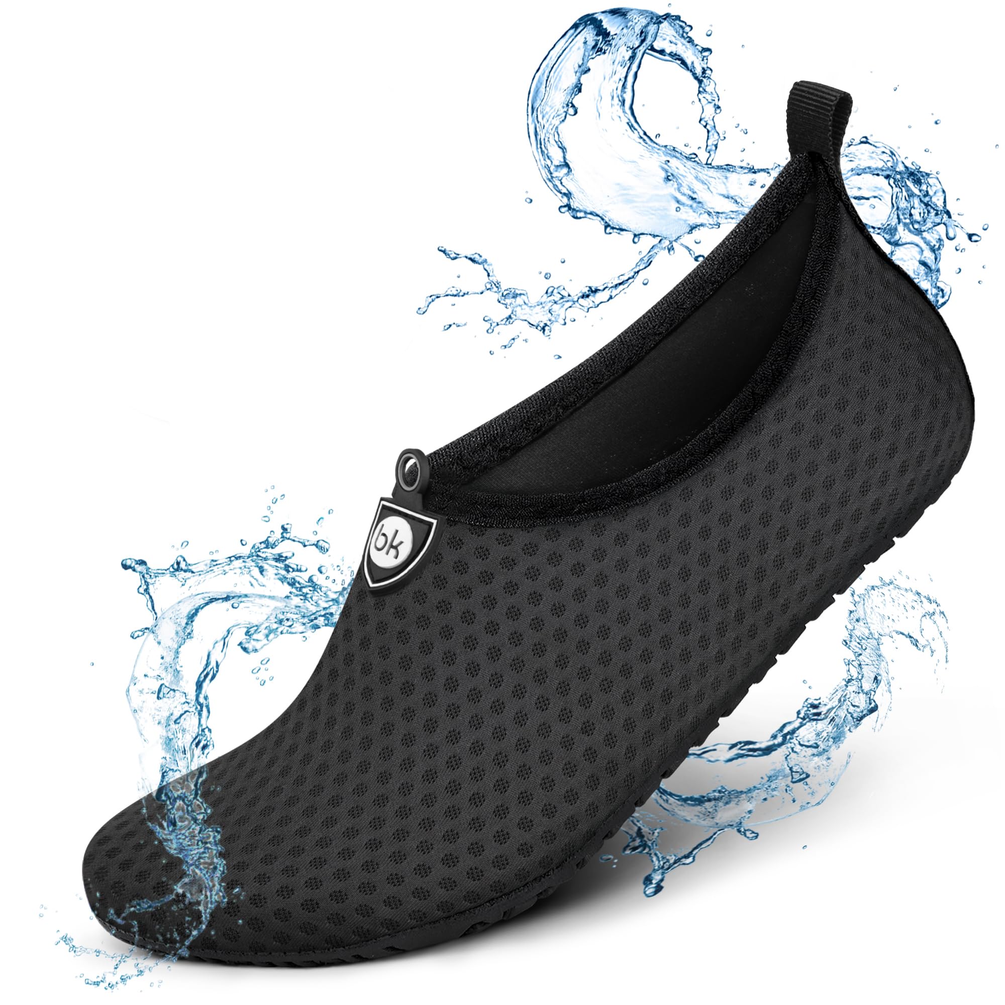 BERGMAN KELLY Men's & Women's Water Shoes (Multiple Colours, Multiple Sizes) - Anti-Slip & Quick Drying Water Socks - Breathable Swim Shoes - Water Sports Footwear - Honeycomb Collection