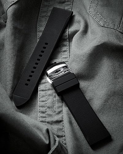 Miniatura 4 de BINLUN Correa de silicona para reloj deportivo de liberación rápida de 0.71 pulgadas, 0.79 pulgadas, 0.78 pulgadas, 0.78 pulgadas, 0.86 pulgadas,