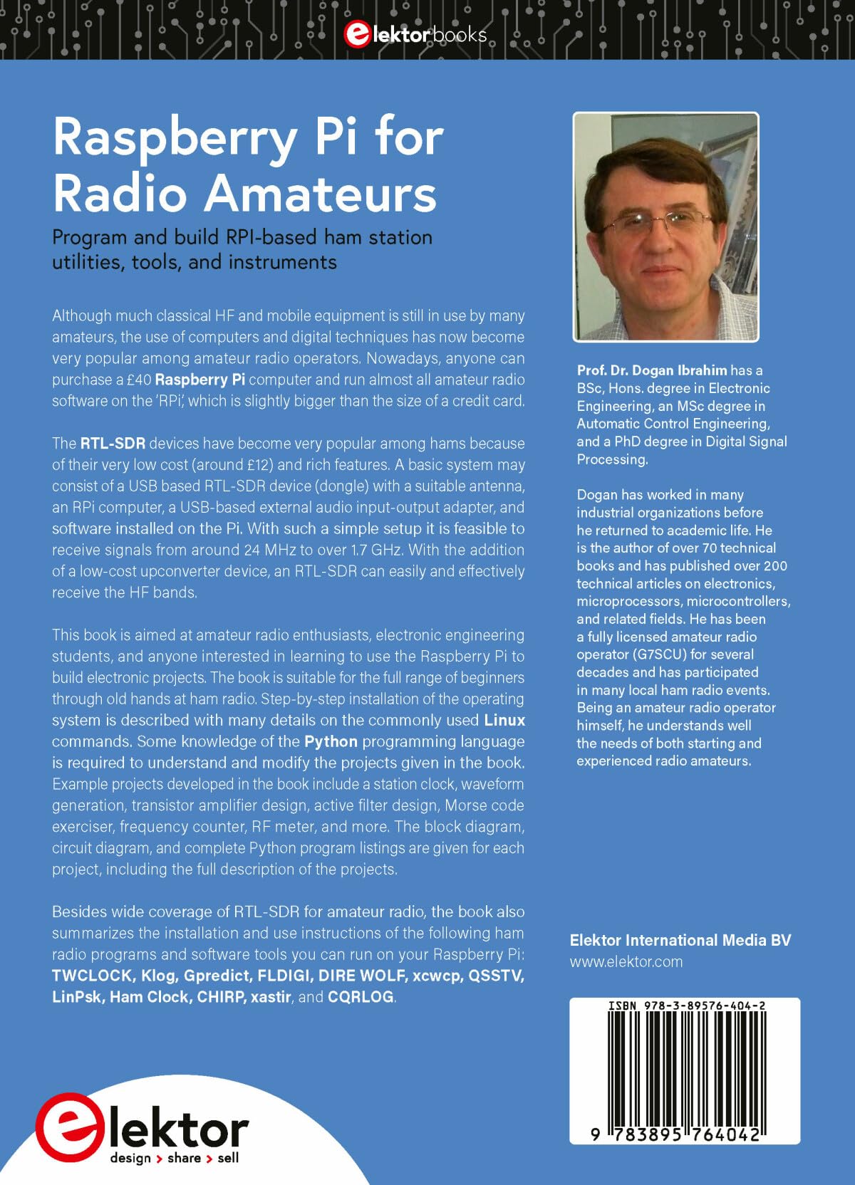 Raspberry Pi Pico for Radio Amateurs: Program and build RPi Pico-based ham station utilities, tools, and instruments