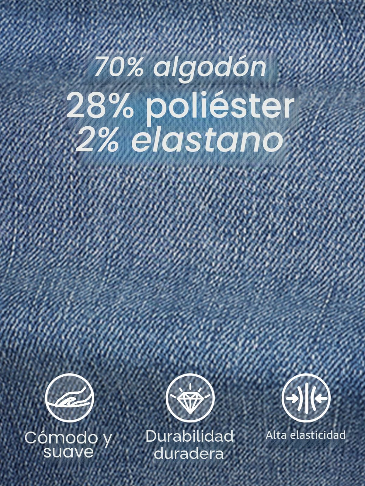 Ecupper Vaqueros Skinny Fit para Mujer, Vaqueros Slim de Cintura Alta, Vaqueros Estirables para Mujer