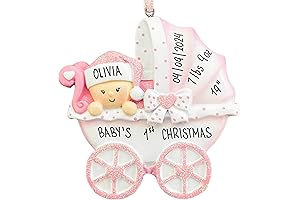 Personalized Baby's First Christmas Ornament 2024: A Memorable Keepsake for New Parents and Grandparents