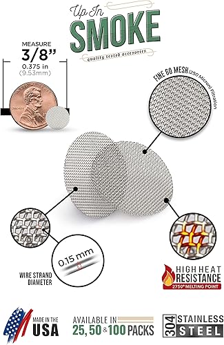 Miniatura 3 de Fabricado en los Estados Unidos - Filtros de pantalla de tubo de acero inoxidable 304 de 100 3/8 pulgadas (0.375 pulgadas)