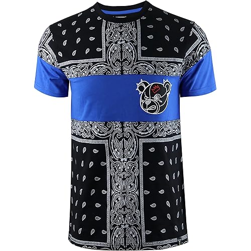 SCREENSHOT-1202-SS-1 Mens Hipster Hip-Hop Premium Stylish Longline Urban High Density Gel Tee