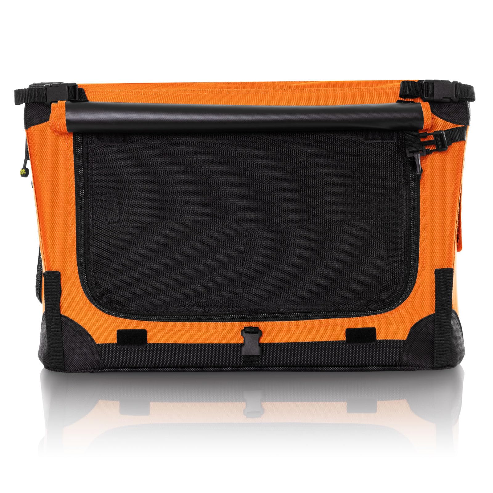 Maelson Soft Kennel Neon-Orange, 52 cm - Faltbare Hunde-Transportbox