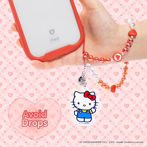 Miniatura 4 de iFace Hello Kitty - Correa de muñeca con cuentas y figura de Hello Kitty AirPods de 1ª/2ª generación con mosquetón