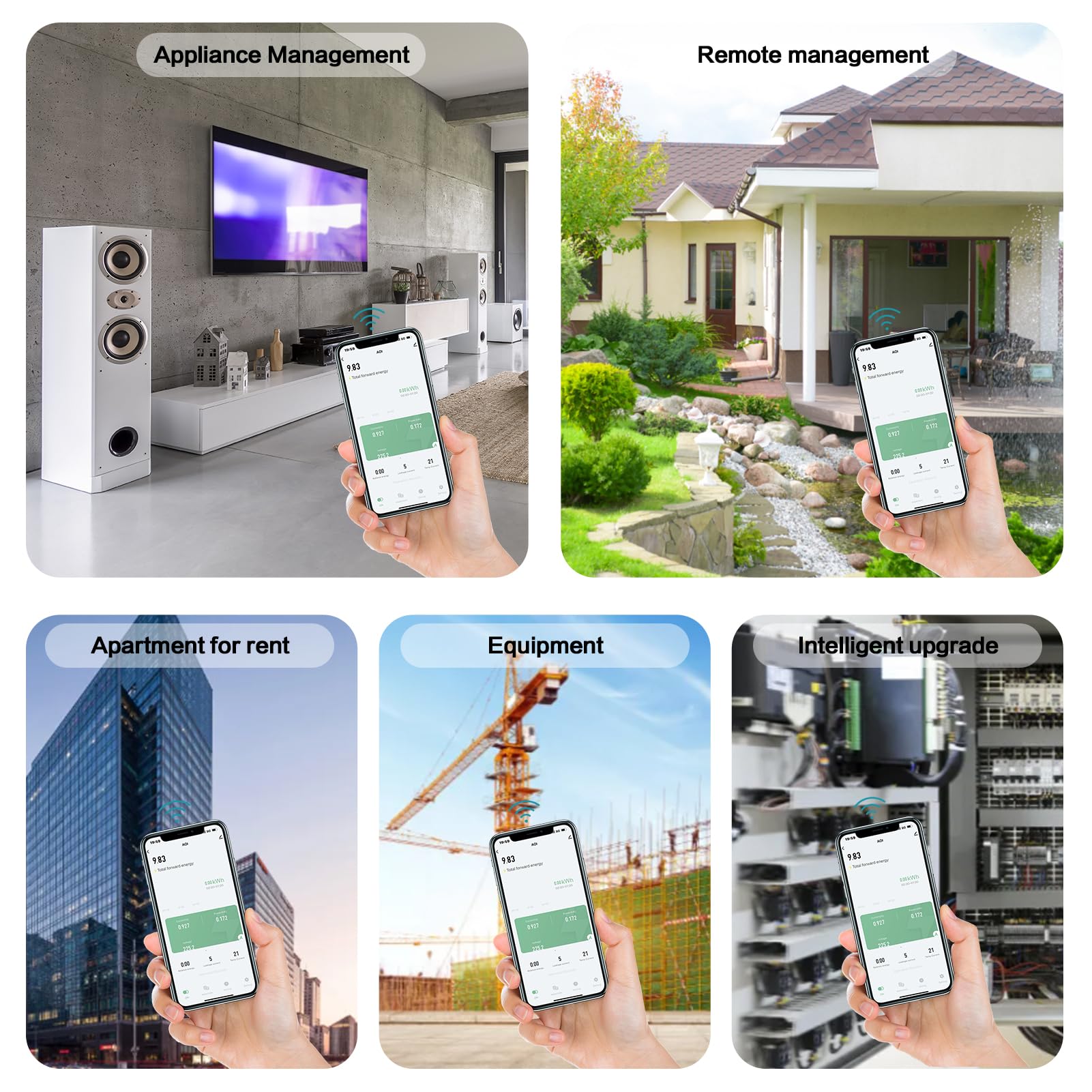 Jadeshay Disjoncteur WiFi Intelligent Interrupteur Connecté, Protecteur de Réenclenchement Intelligent Tuya WiFi Commutateur avec Protection Contre Les Surtensions et Les sous-Tensions