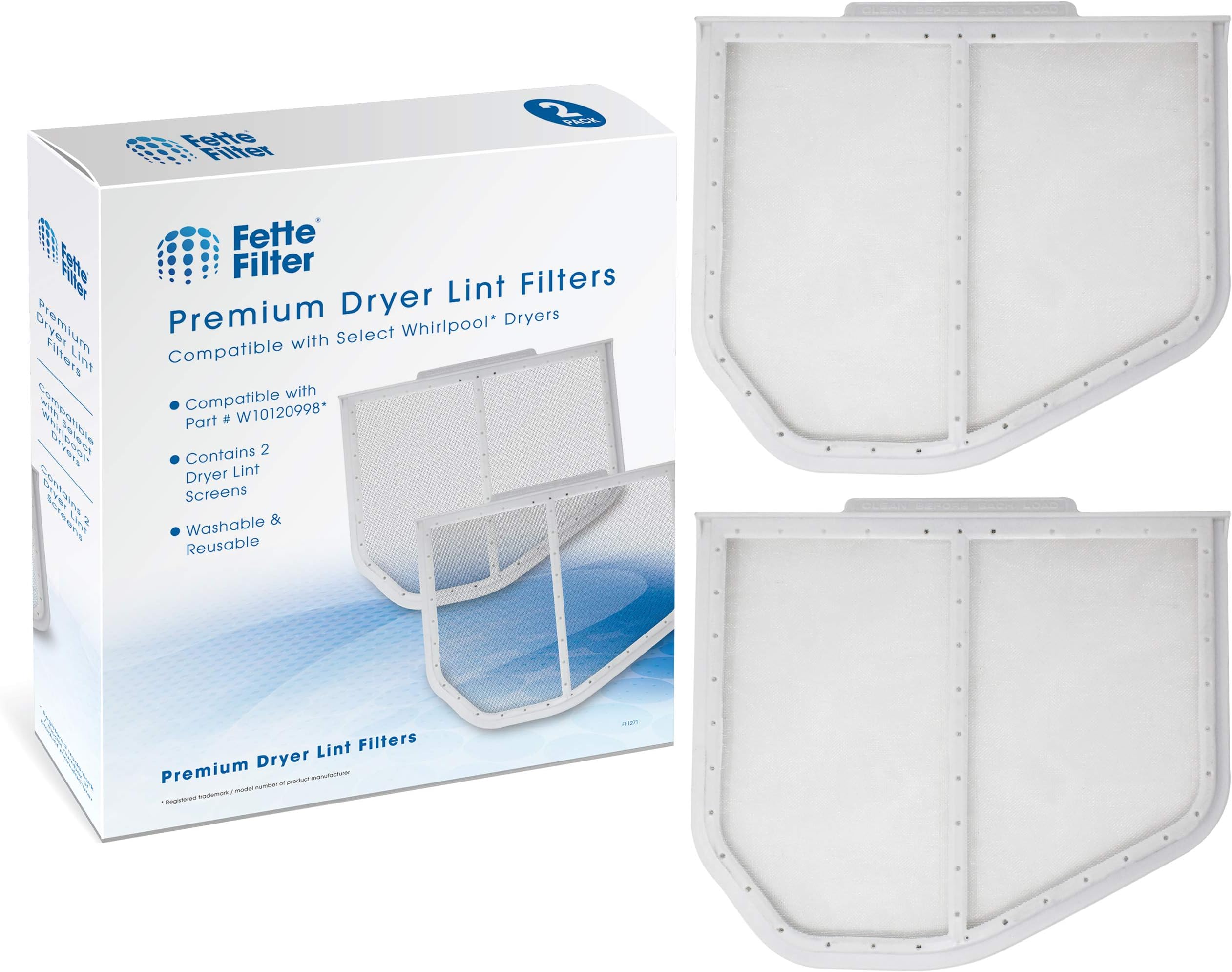 Jolaxy W10120998 Lint Filter Replacement for Kenmore Maytag