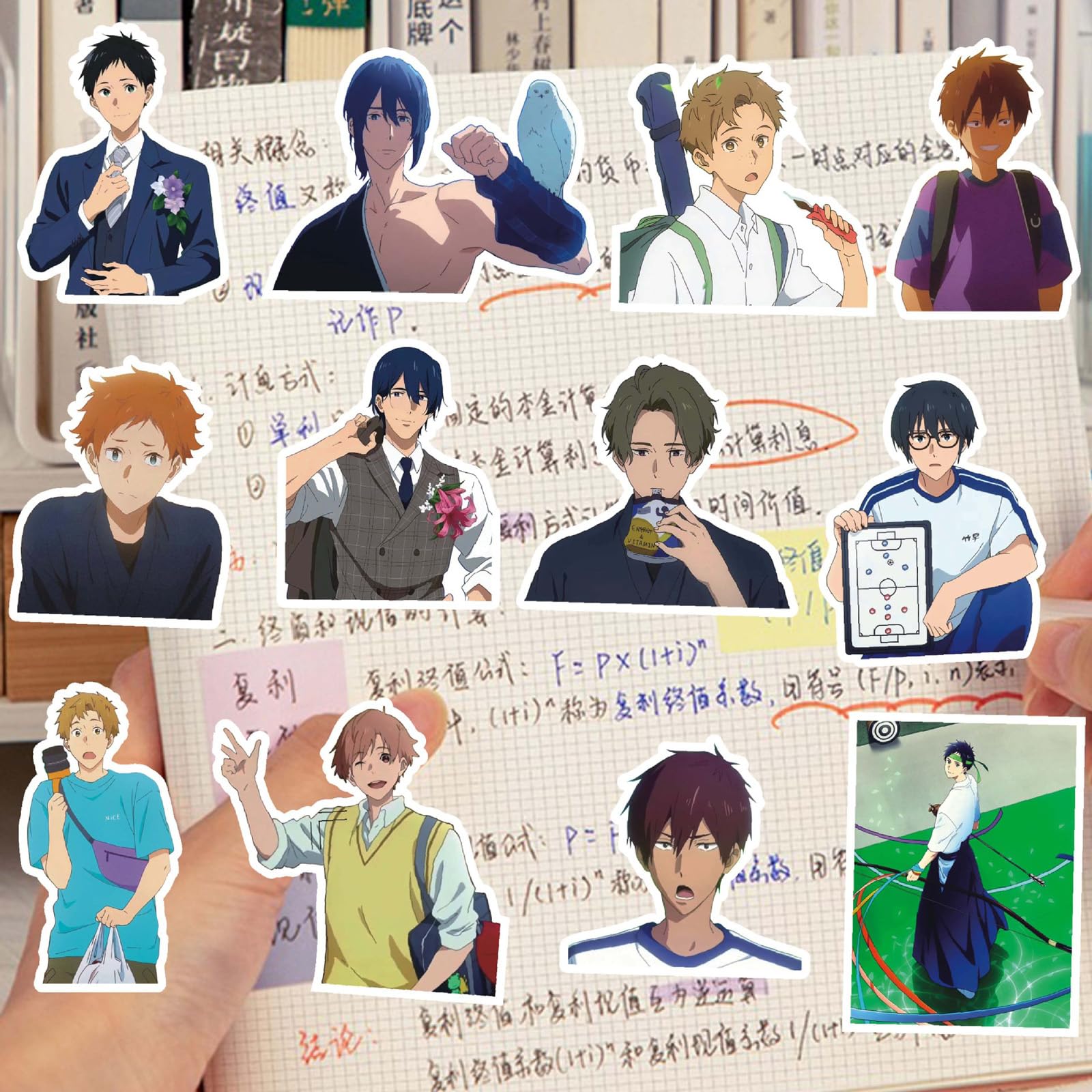 ツルネ つながりの一射 ベストショットステッカーセット 竹早静弥 10点セット ツルネ つながりの一射 ベストショットステッカーセット 竹早静