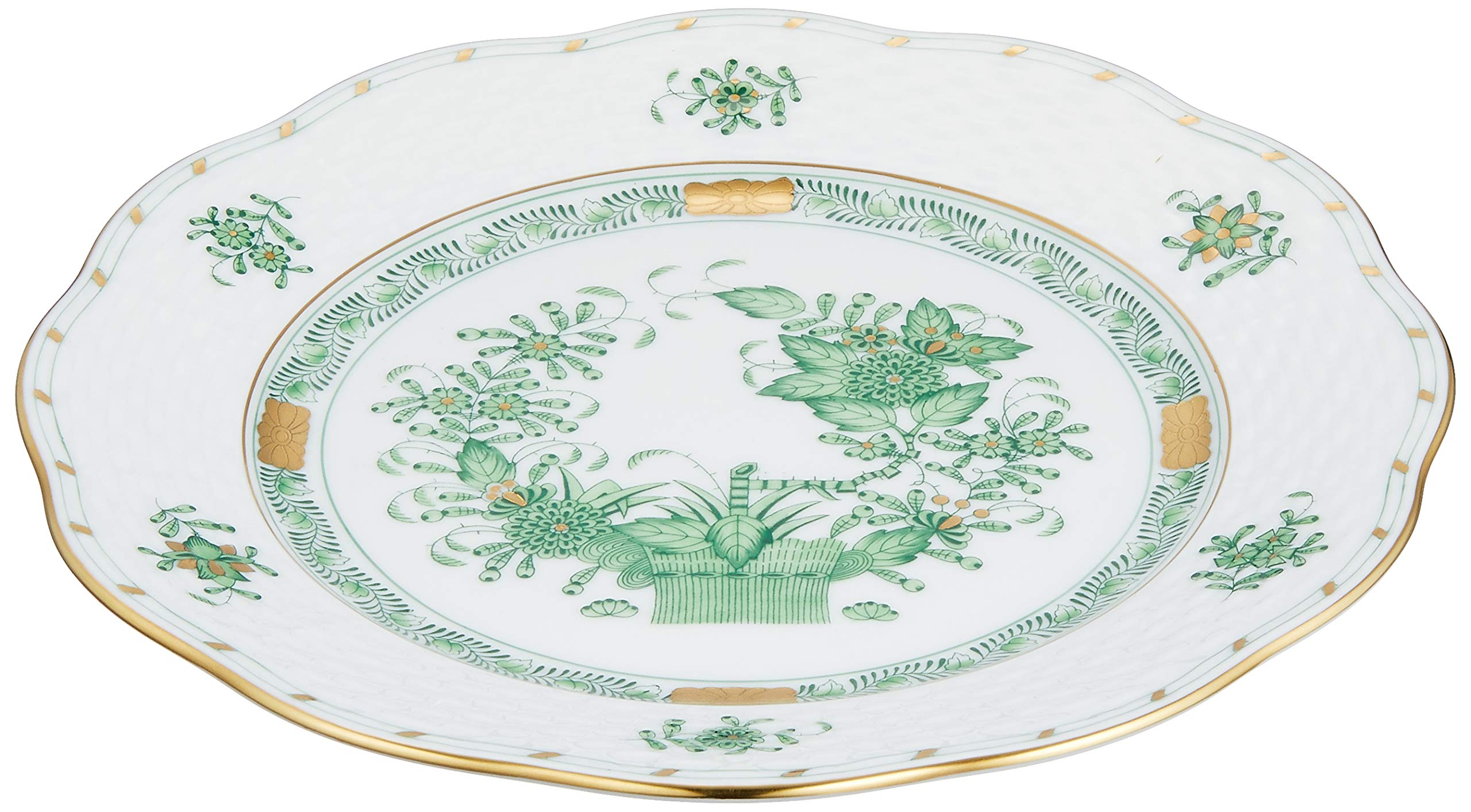 Amazon.co.jp: ヘレンド(HEREND) FV インドの華・グリーン プレート