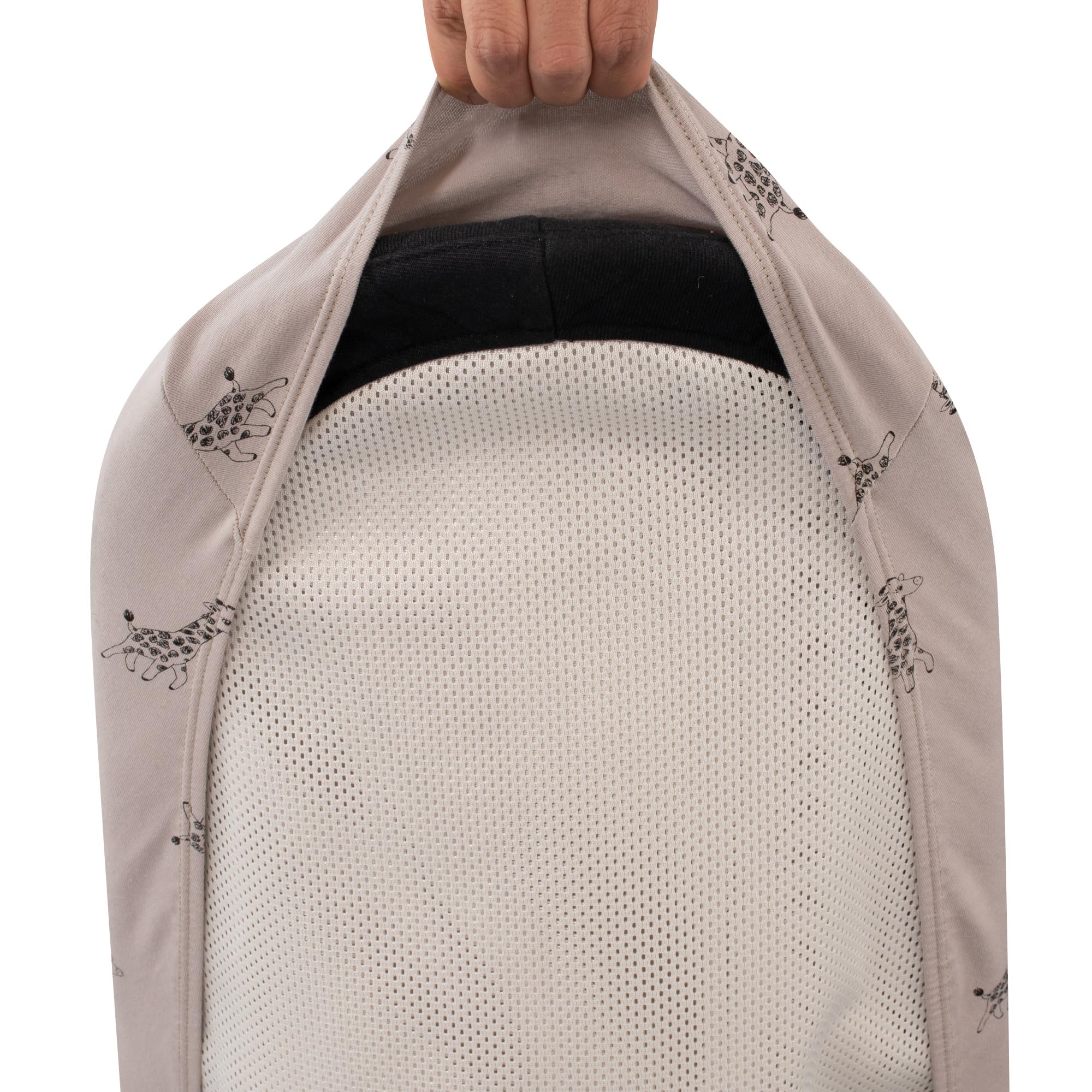 JYOKO KIDS Bezug kompatibel mit Babybjorn Bliss, Balance, Soft (Giraffe, Baumwolle)