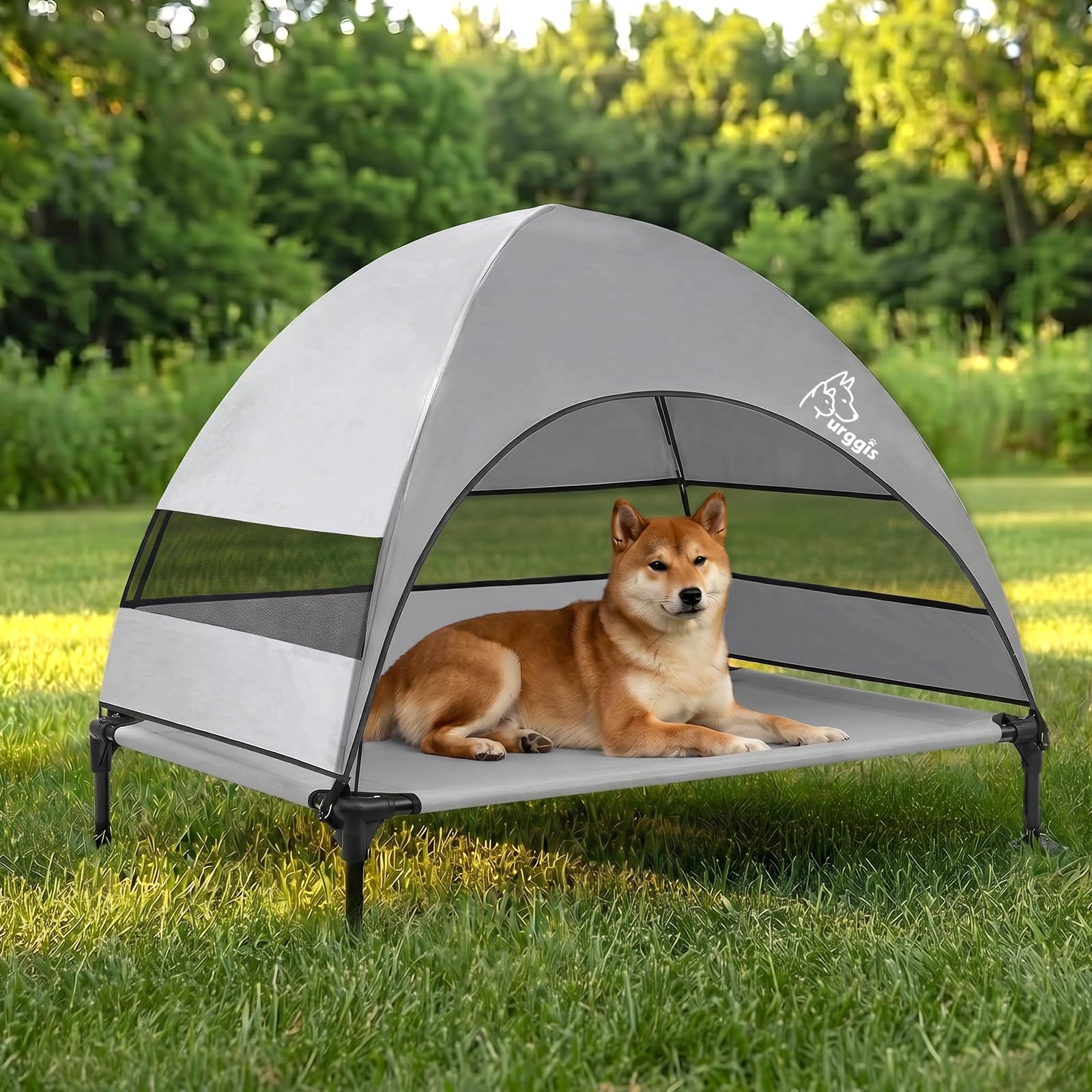 Furggis improve Dog Bed with Canopy