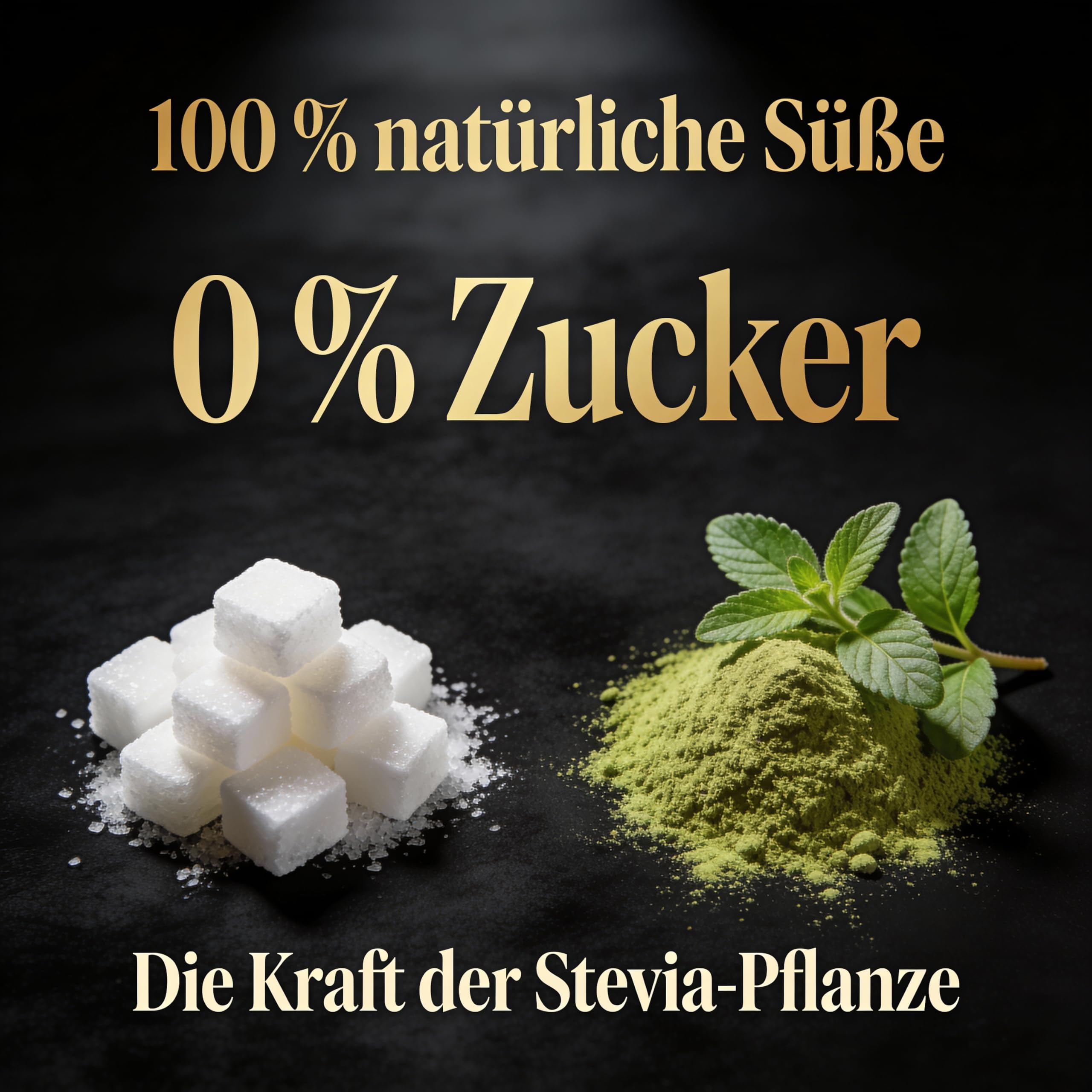 Polvere di Stevia - Dolcificante Naturale 100% da Foglie di Stevia | Alta Resa 1:300 | Alternativa Vegetale Senza Zucchero | Ideale per Tè, Caffè, Dolci, Bevande e Dessert (200 g)