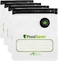 Vista 12 de FoodSaver® Bolsas reutilizables con cremallera al vacío de un galón