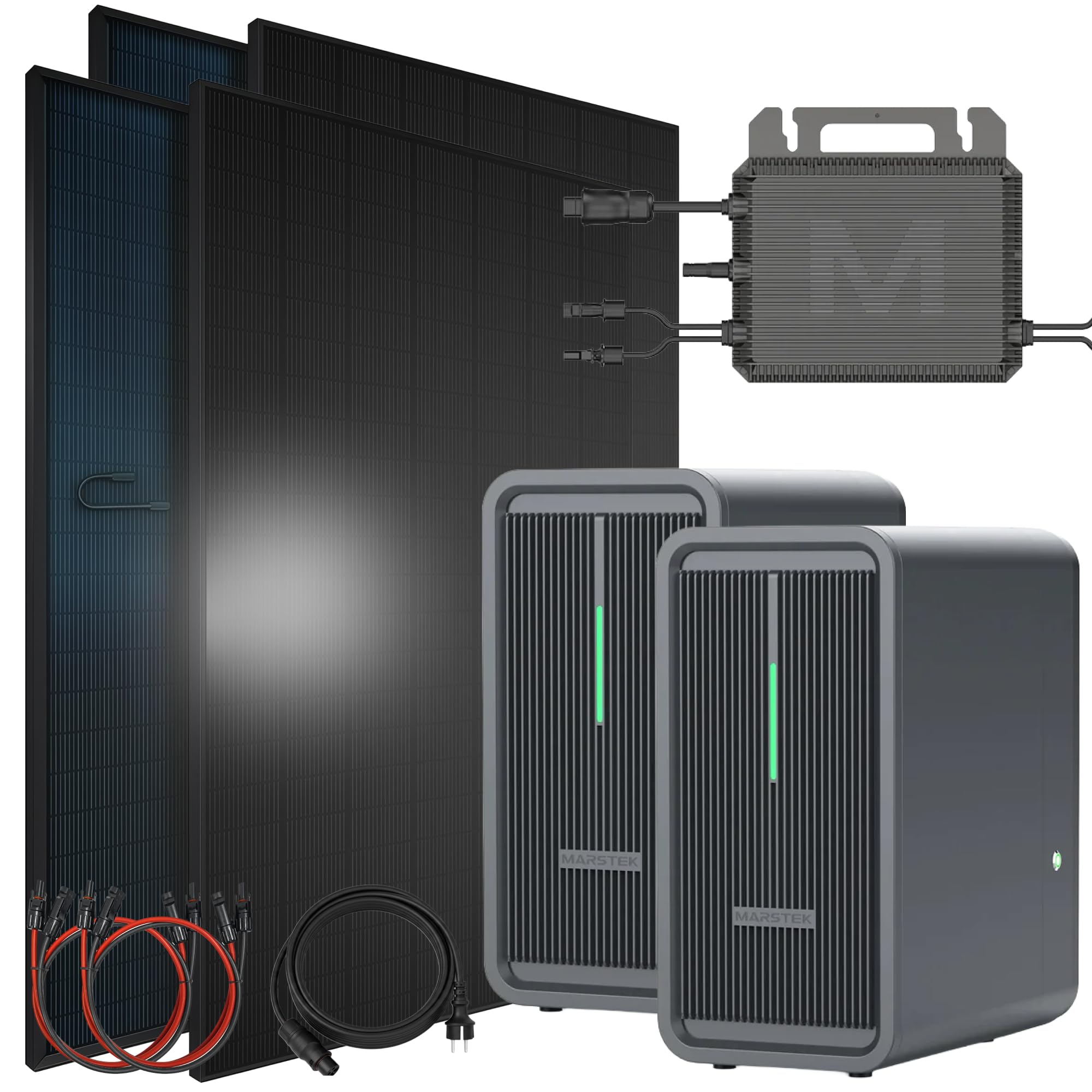SUNNIVA Balkonkraftwerk Komplettset 1840W mit Speicher