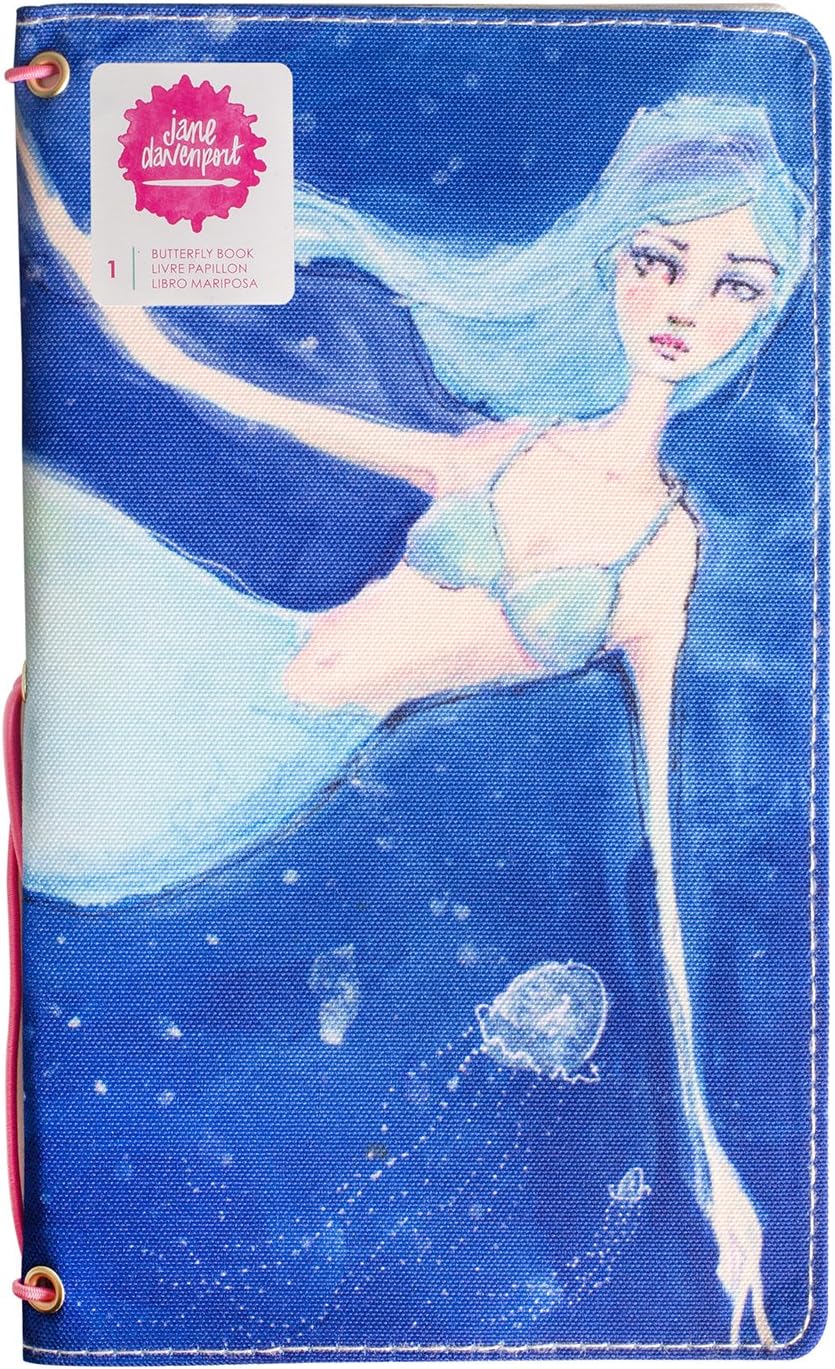 Jane Davenport Mixed Media 7 Piece Butterfly Book Mermaid, None