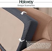 Vista 5 de Hokway Funda elástica protectora deslizante para cojines/sofá