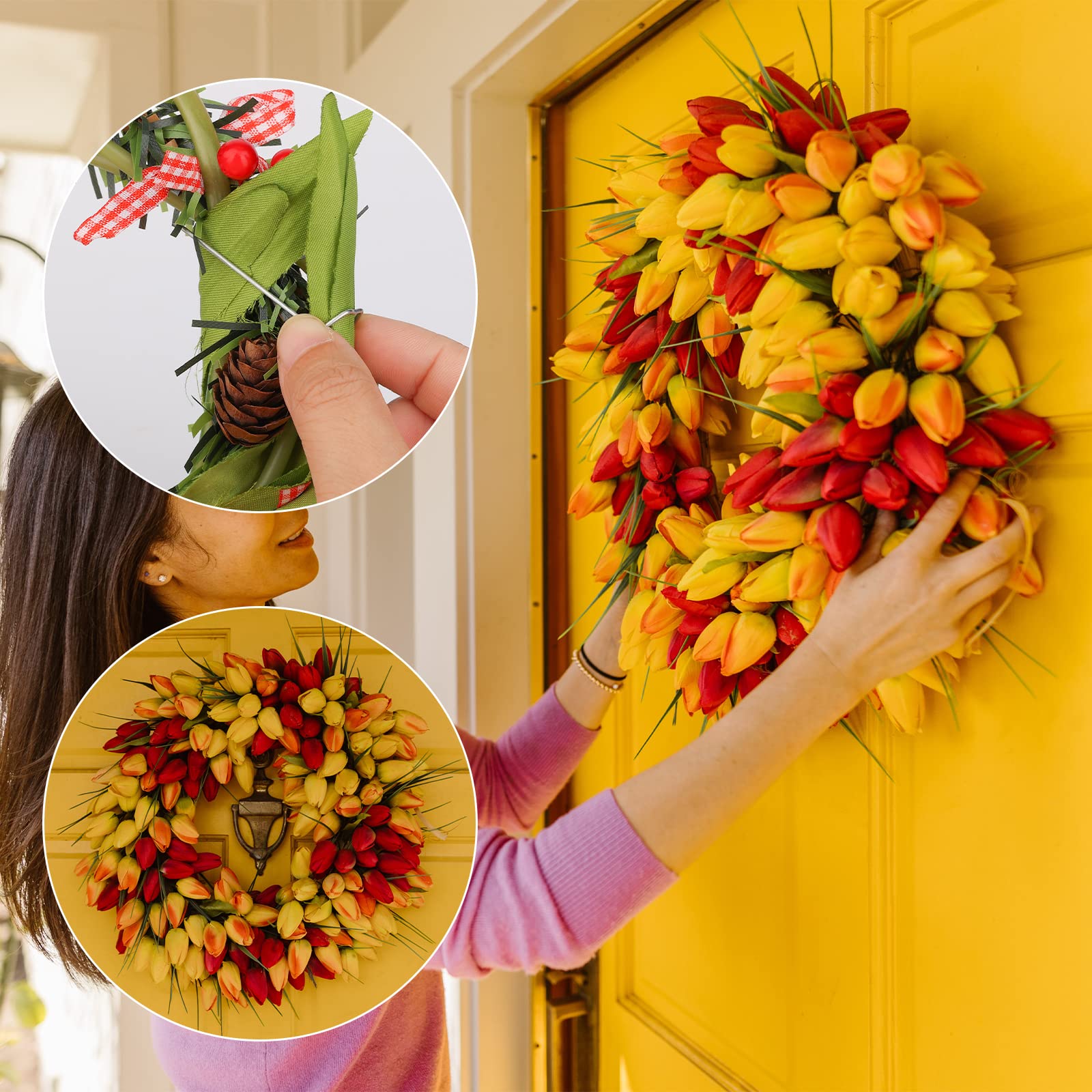 Hotop Lot De 120 épingles Florales En Forme De U Avec Boîte De