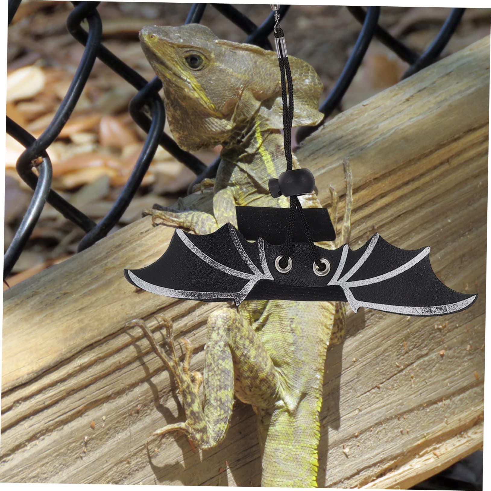 Mipcase 5juegos Correa Ajustable para Reptiles Sombrero y Pajarita Kit De Arnés para Lagartijas para Paseos Al Aire y Decoración Divertida