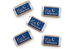 Ramadan Mini Candy Bar Stickers for Sweet Party Favor Giveaways