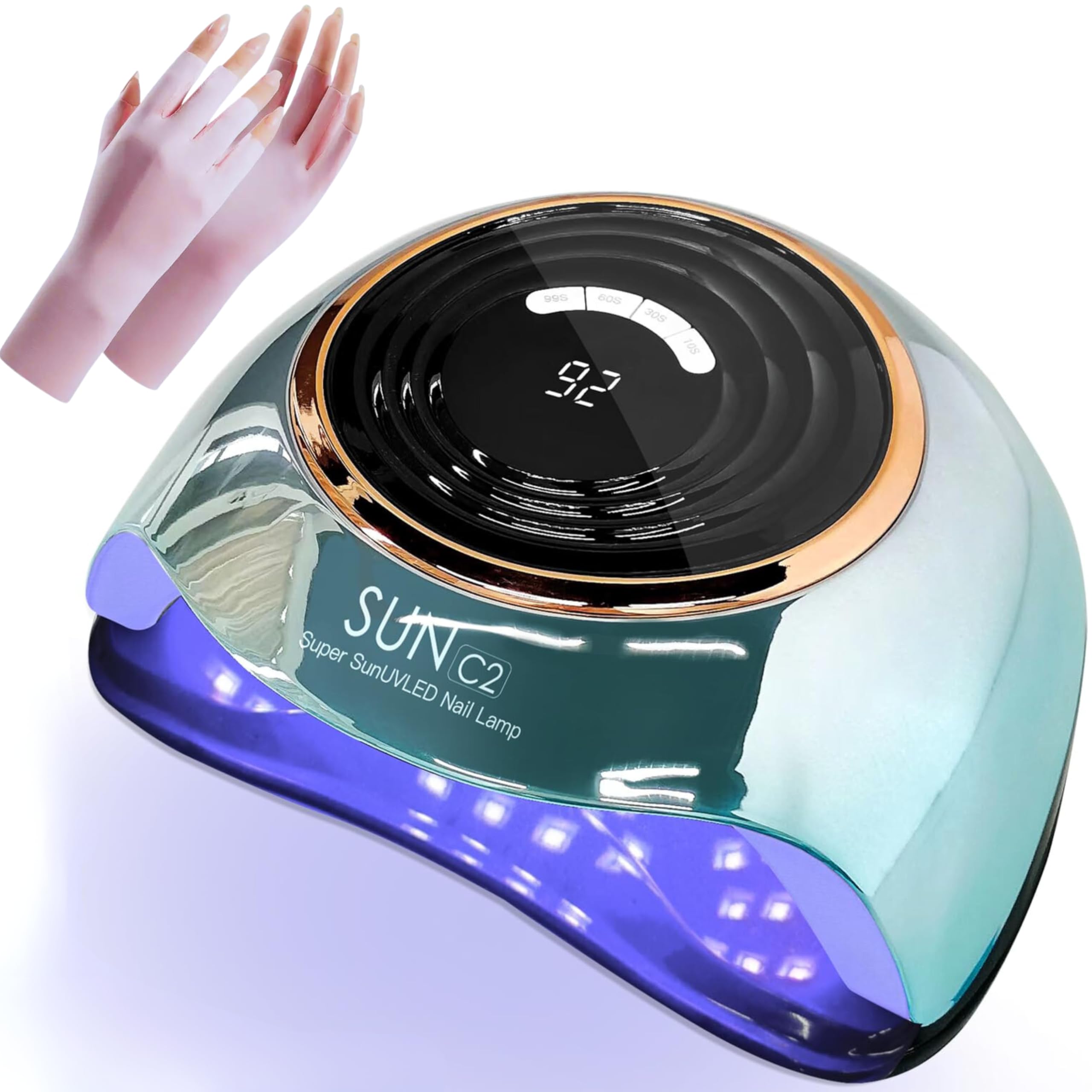 Lampada Unghie Professionale | Lampada UV Unghie | Fornetto per Unghie con 63 LED e 288 Watt | Lampada Semipermanente Unghie | lampada UV LED Unghie | Lampada unghie UV LED