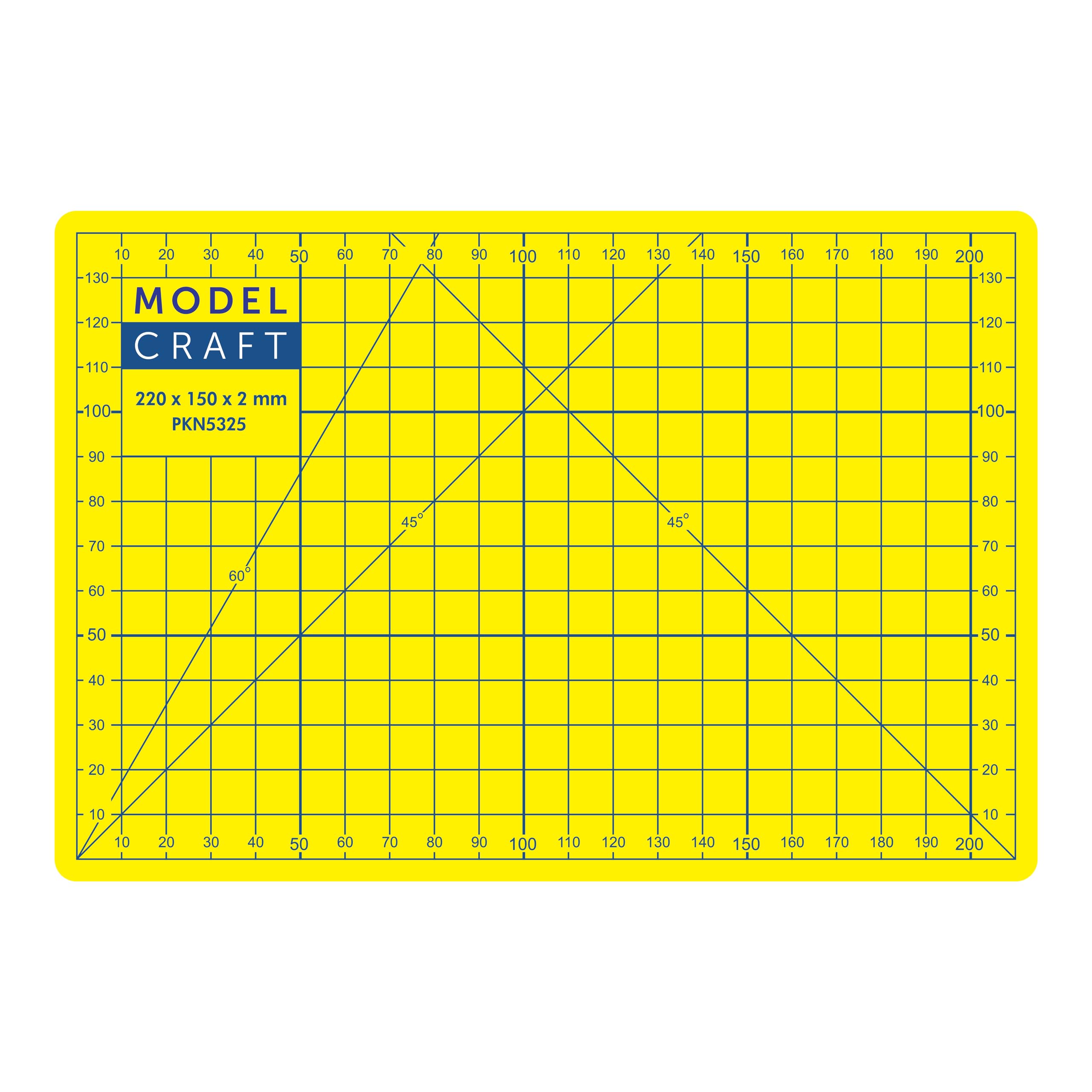 Modelcraft Value Cutting Mat, Yellow, A5