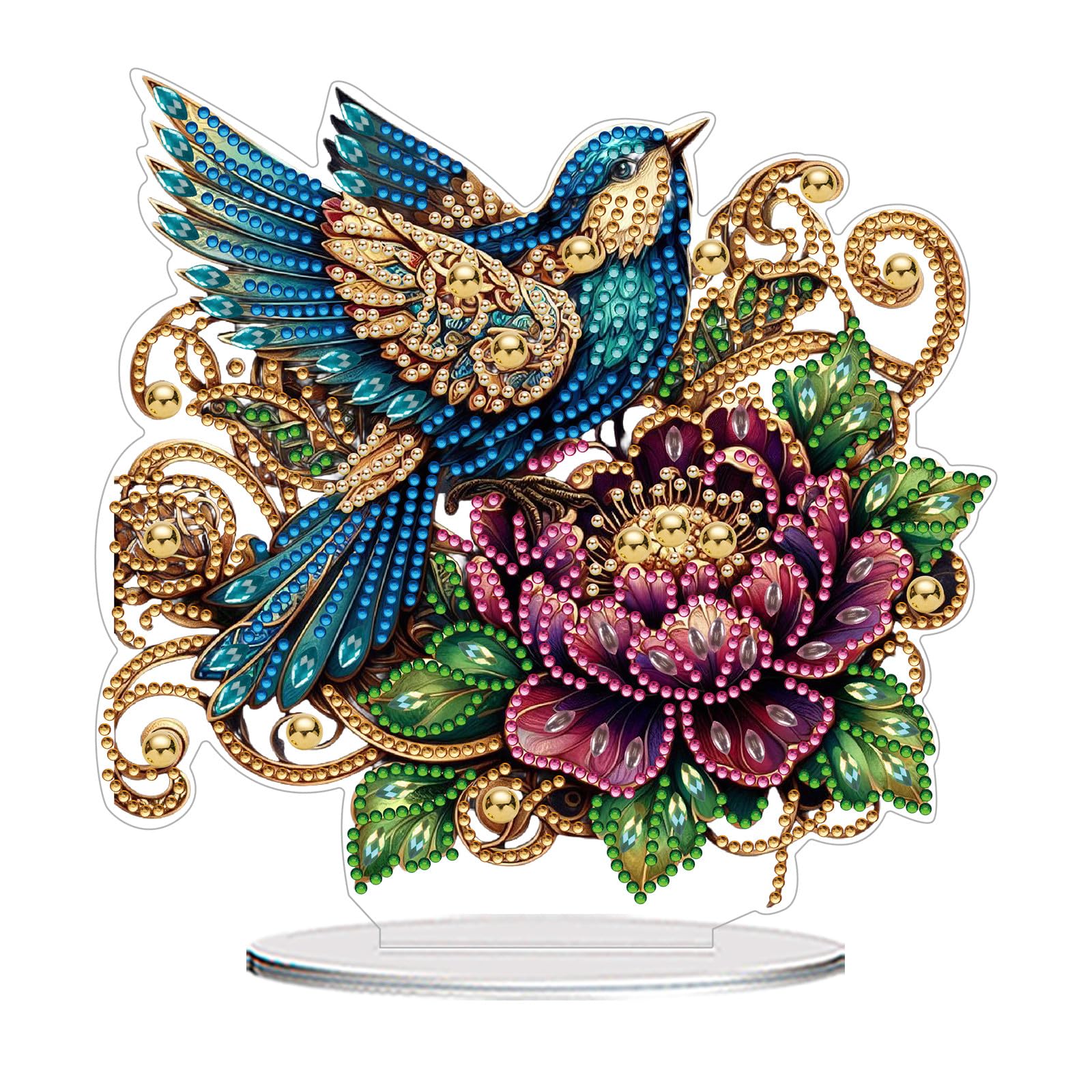 Diamond Painting Van Gogh Fleurs - Kit DIY 30x30 Cm - Diamants Ronds - Loisir Créatif Déco Maison