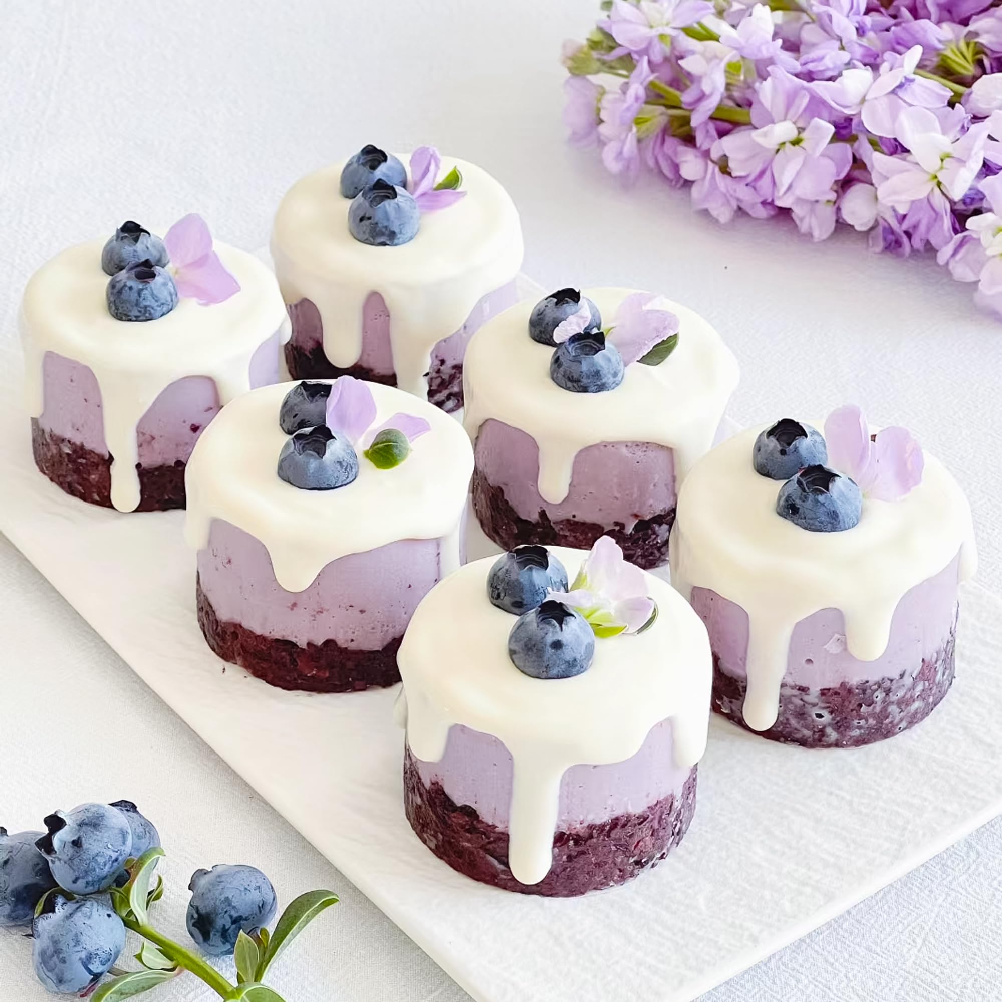 4 Anelli Per Torte In Acciaio Inox 8 Cm - Stampo Rotondo Da Forno Riutilizzabile Per Cheesecake, Crumpet E Mousse - 5