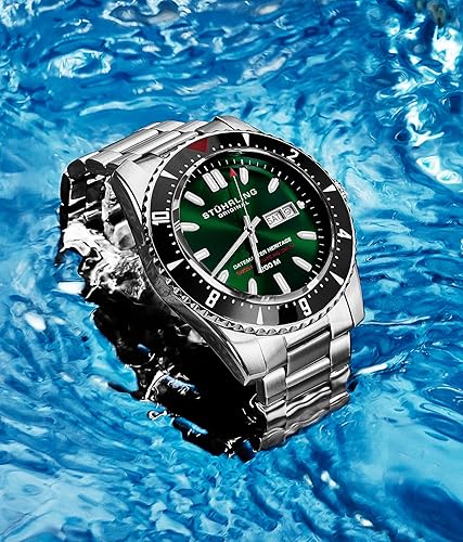 Miniatura 2 de Stuhrling Original Reloj suizo automático Datemaster Heritage 1004 de 1.732in, Datemaster Heritage