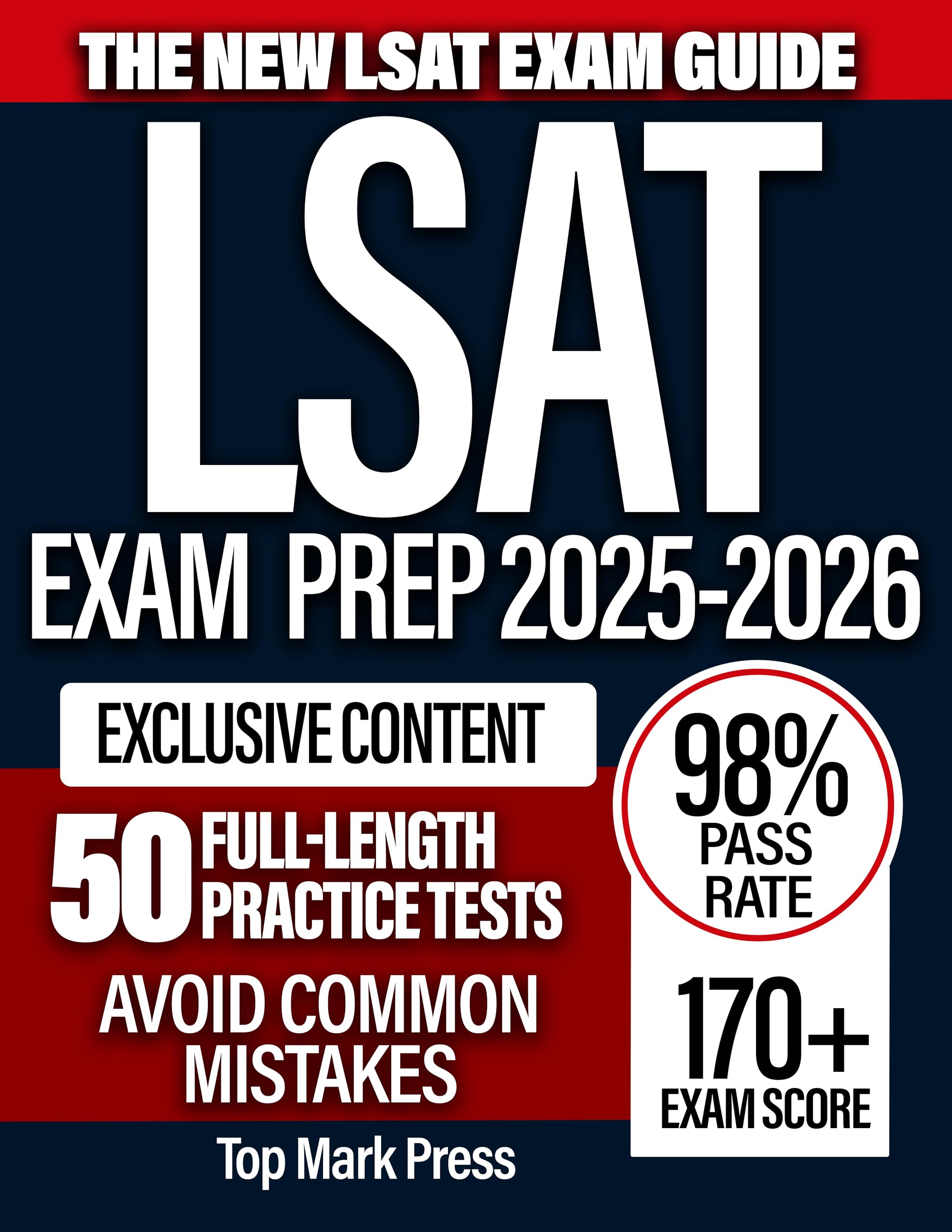 LSAT Prep Book 2025-2026: Achieve Your Dream Law School Admission With The 31-Day Ultimate Study Guide for the LSAT Exam| Eliminate Exam Stress| Perfect Your Skills With 50 Full-Length Practice Tests