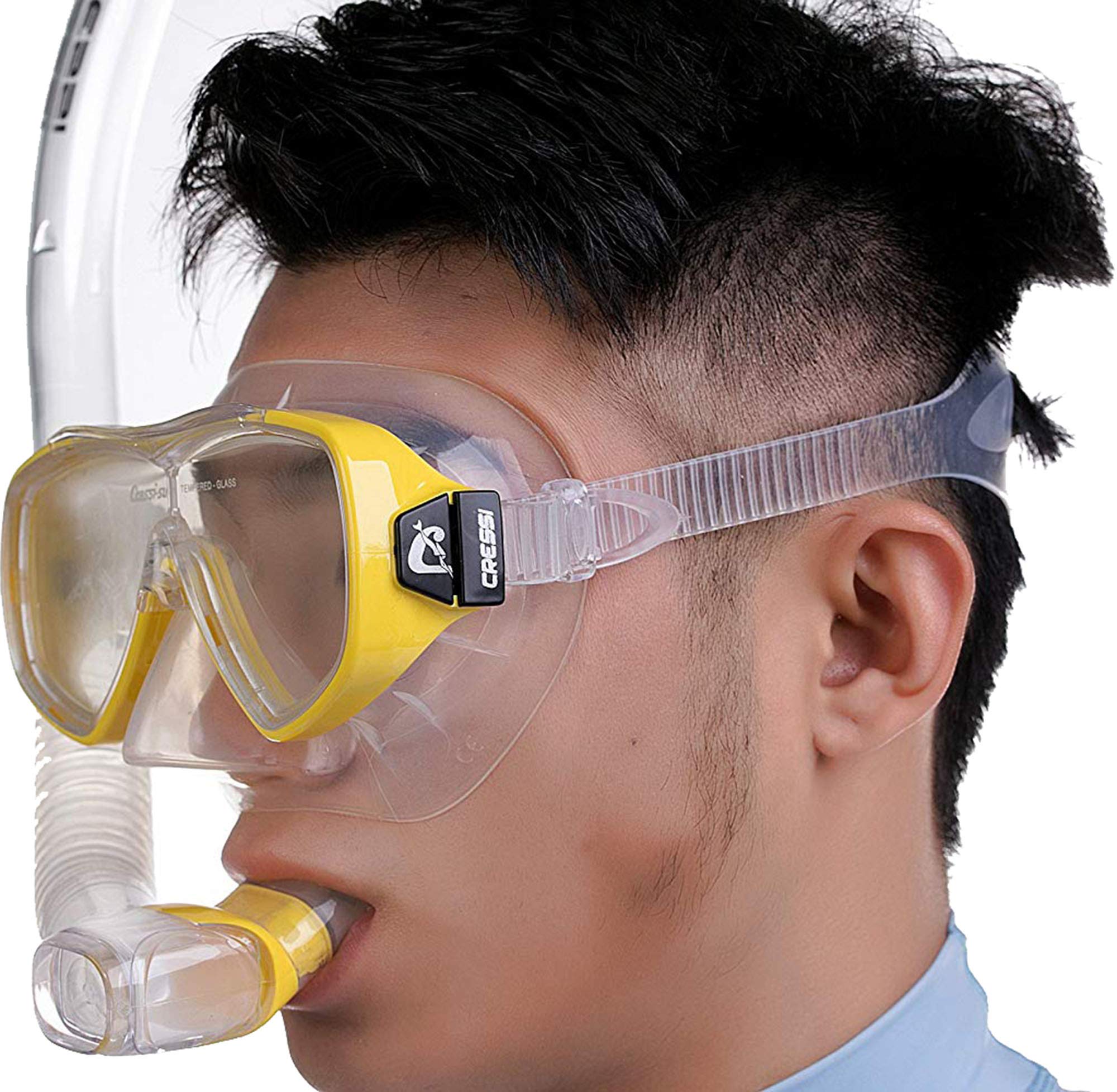 Cressi Tauchset Schnorchelset Onda Dry (Made in Italy) - Pack de Buceo (Adulto)