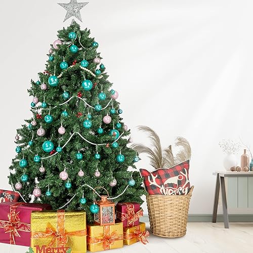 Miniatura 9 de AMS - Adornos chapados, bolas de Navidad, de 40 quilates, para decoración de fiestas de vacaciones, colección de árbol para boda, Acción de Gracias,