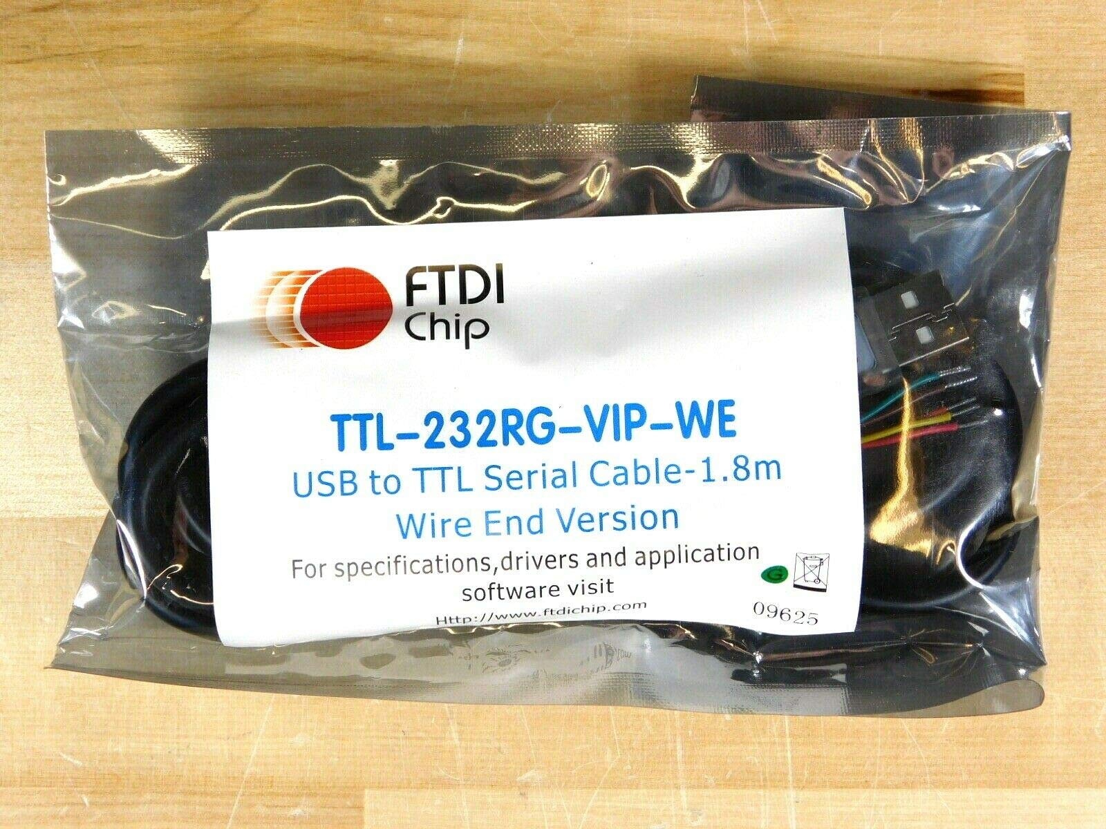 Amazon.com: Ftdi Cable, TTL/USB Conv, Wire-End, 1.8M - TTL-232RG