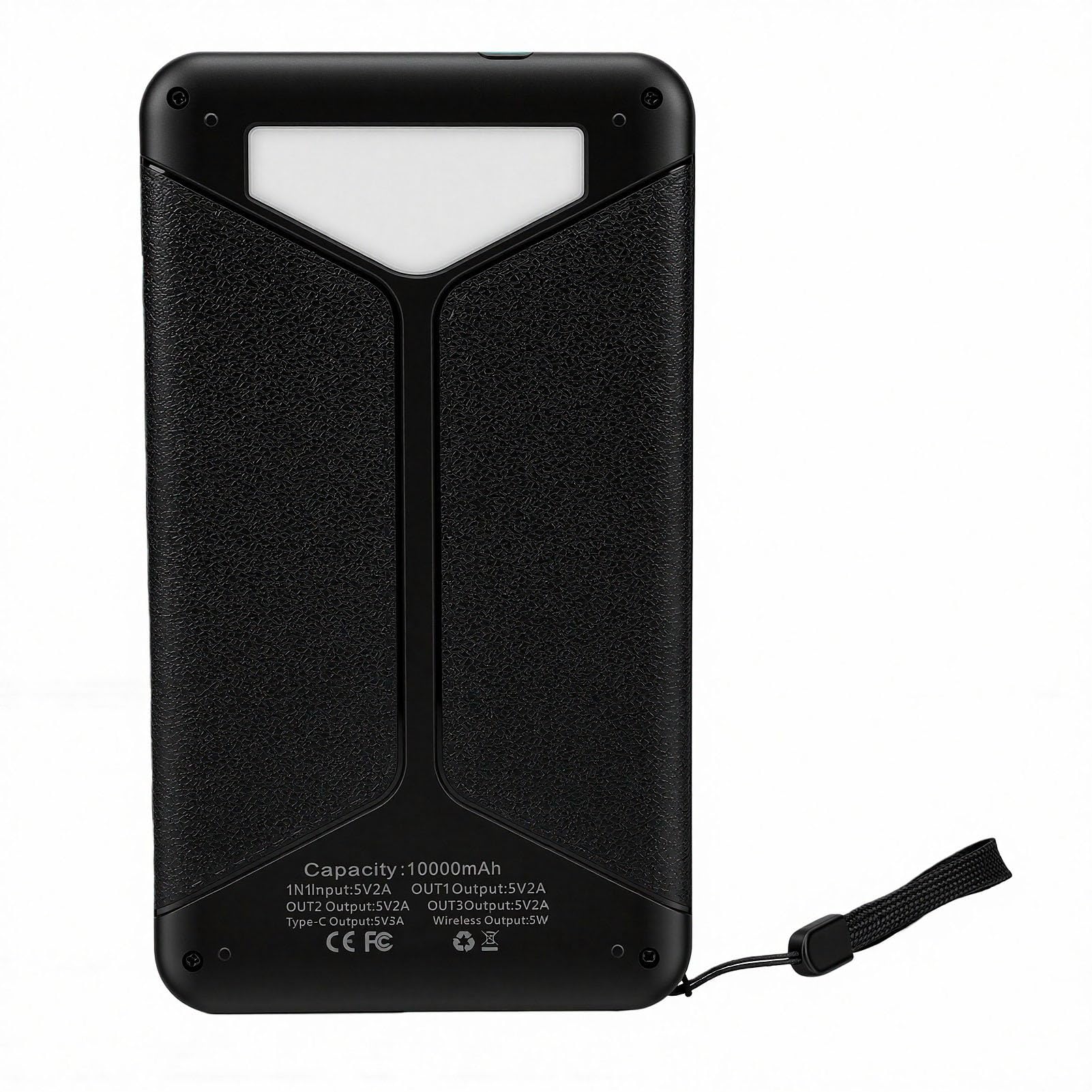 Hyuduo Power Bank Solare 10000mAh Compatto, Pannelli Solari Pieghevoli per