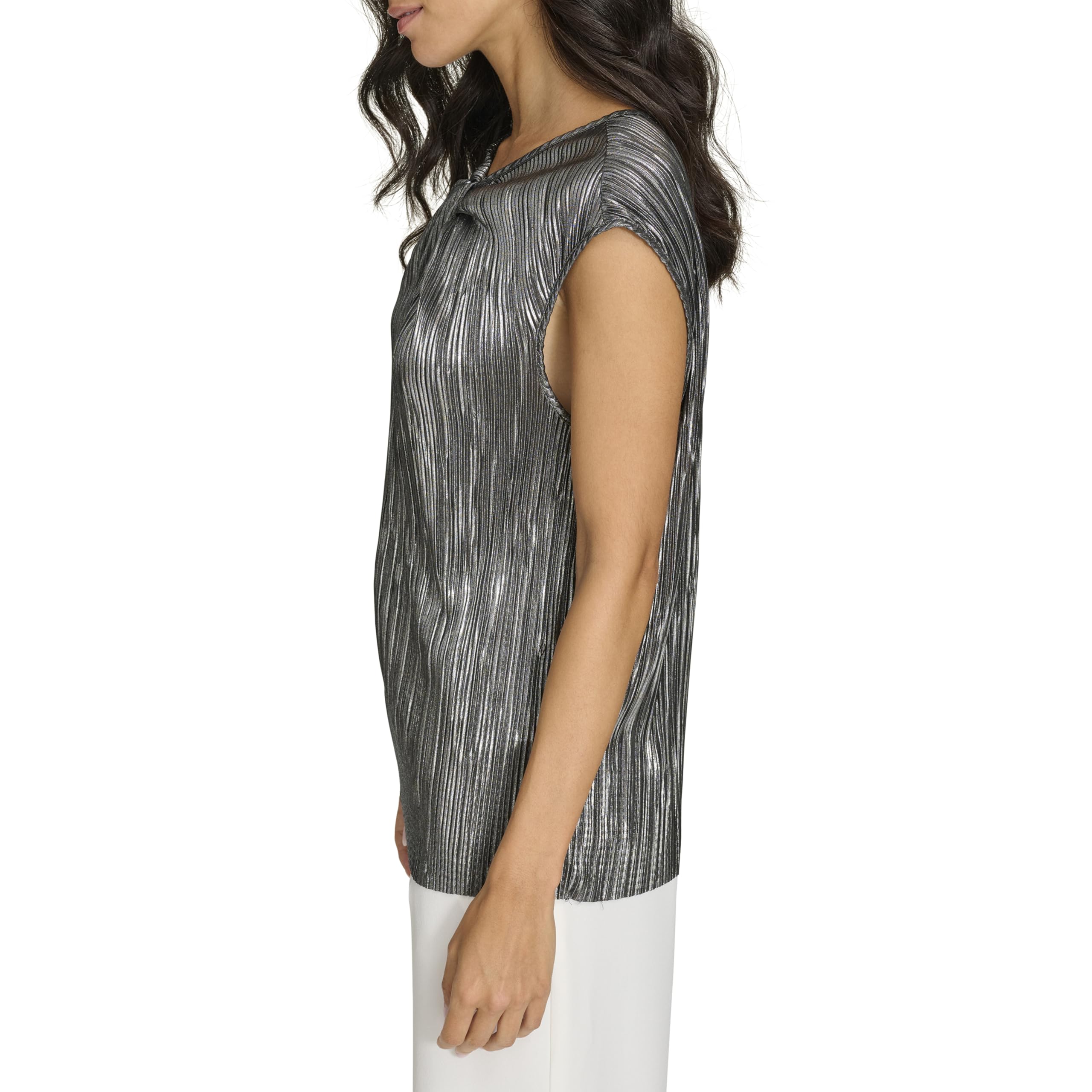Calvin Klein Damen Short Sleeve Blouse Sweatshirt (1er Pack)