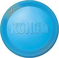 KONG Puppy Flyer Soft Rubber Flying Disc Toy - Gentle Fetch Toy for Small Growing Puppies with Dynamic Rebound