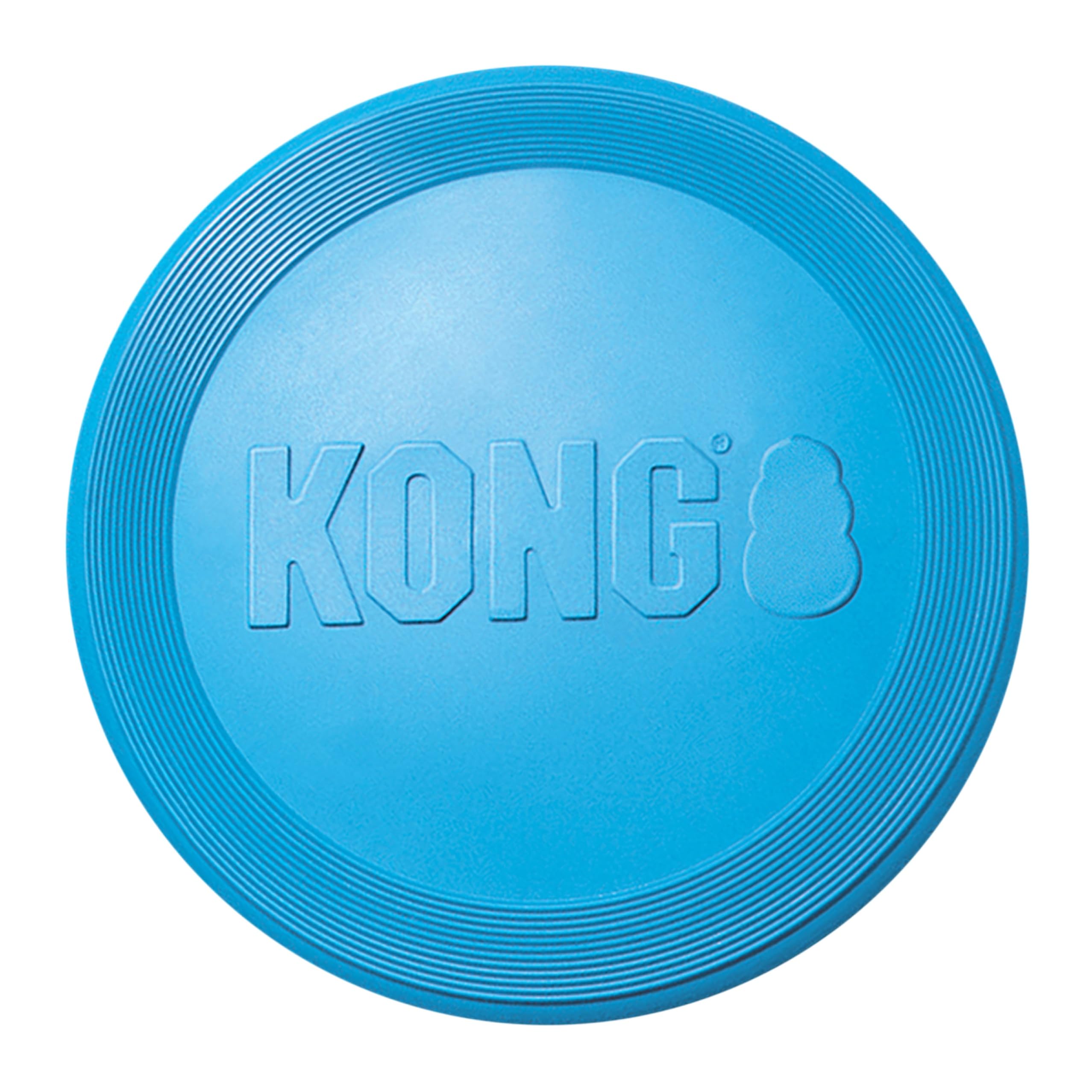 KONG Puppy Flyer - Soft Rubber Flyer Dog Toy - Flying Disc Dog Toy for Puppies - Gentle Rubber Toy for Growing Puppies - for Small Puppies - Randomly Provided Color