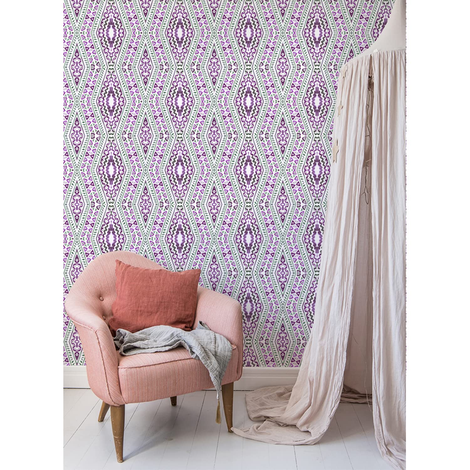 Papier peint marocain 250x250 cm pour sublimer les murs de votre salon ou chambre
