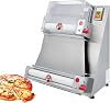 Commercial Electric Dough Sheeter, 15" 40cm Max Width Pizza Dough Press with 370W Motor, 0.7-5.4mm Thickness Adjustment for Pasta, Icing & Puff Pastry