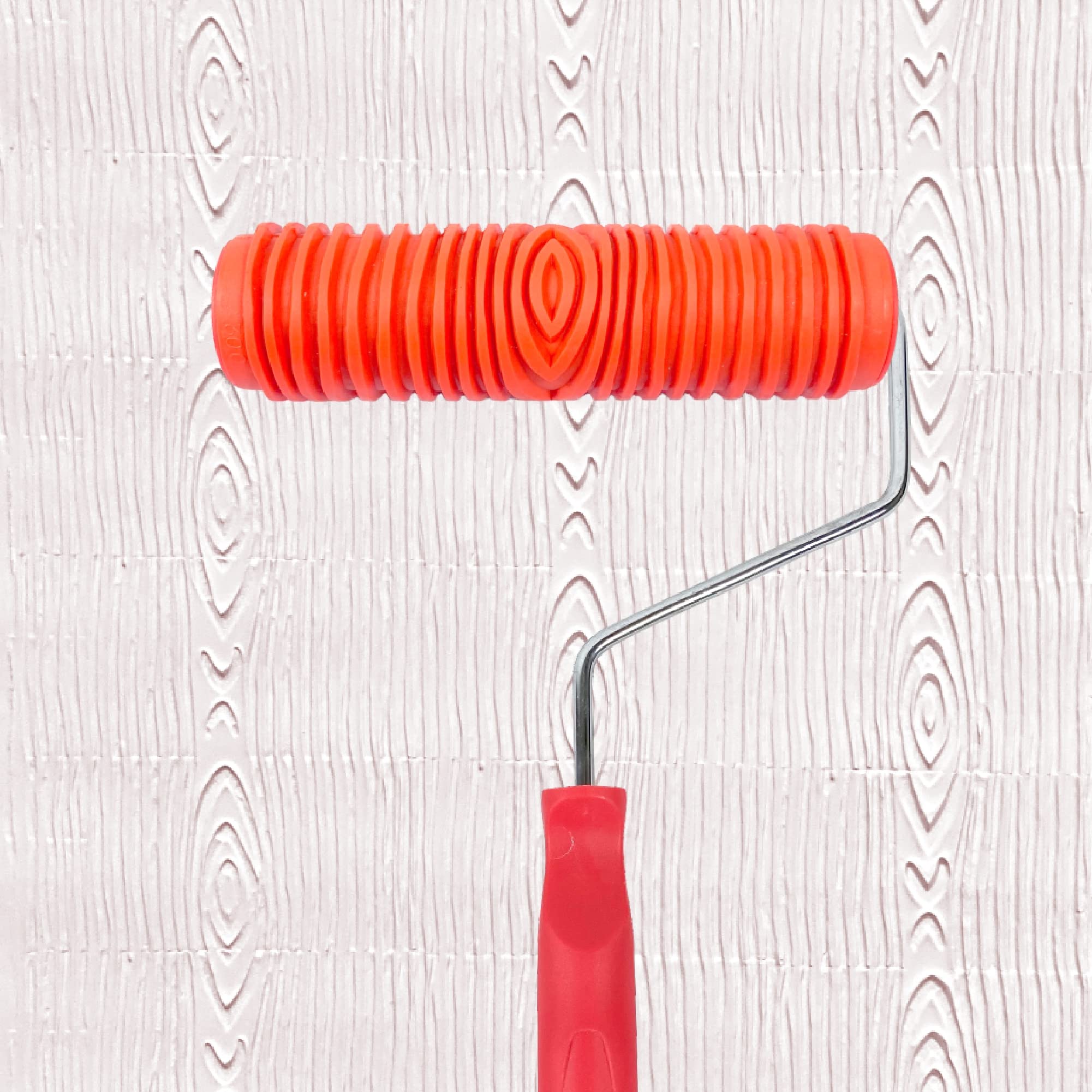 Nichiyo 7'' Patterned Paint Roller for Wall Decoration Classic Brick Embossing Texture Rubber Roller (EG300T)