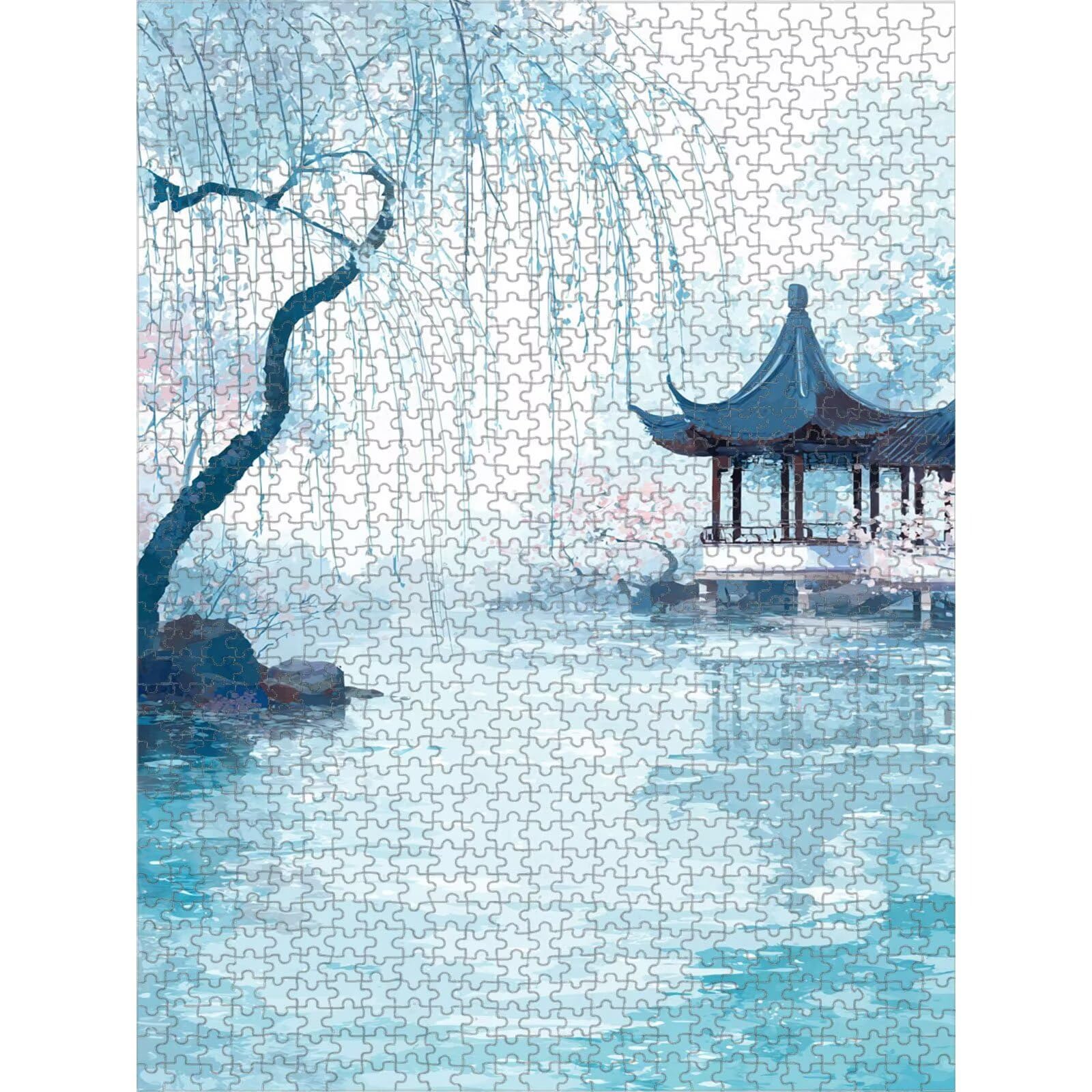 1000 Pezzi Puzzle Adulti - Paesaggio & Lago - Decorazione Murale 1T#2238