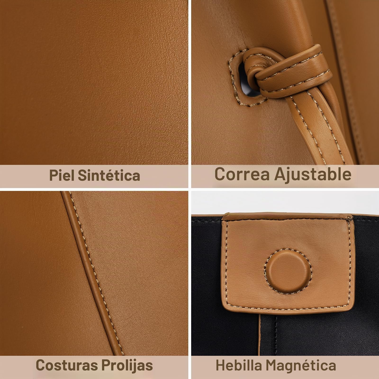 ACUYE Bolso de mano de piel sintética para mujer, bolsa de trabajo con asa superior, bolsa de albóndigas, bolsa de moda Y2K, bolso Hobo
