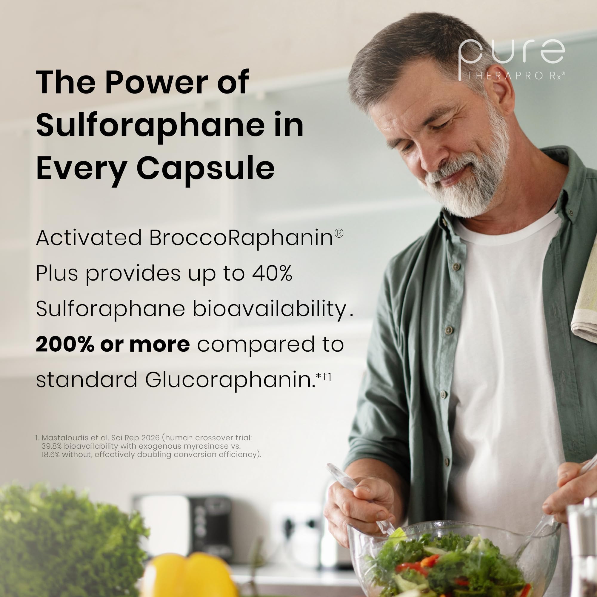 Pure Therapro Rx OncoProtect ES Sulforaphane, 706mg, 60 Capsules — Amazon image 6