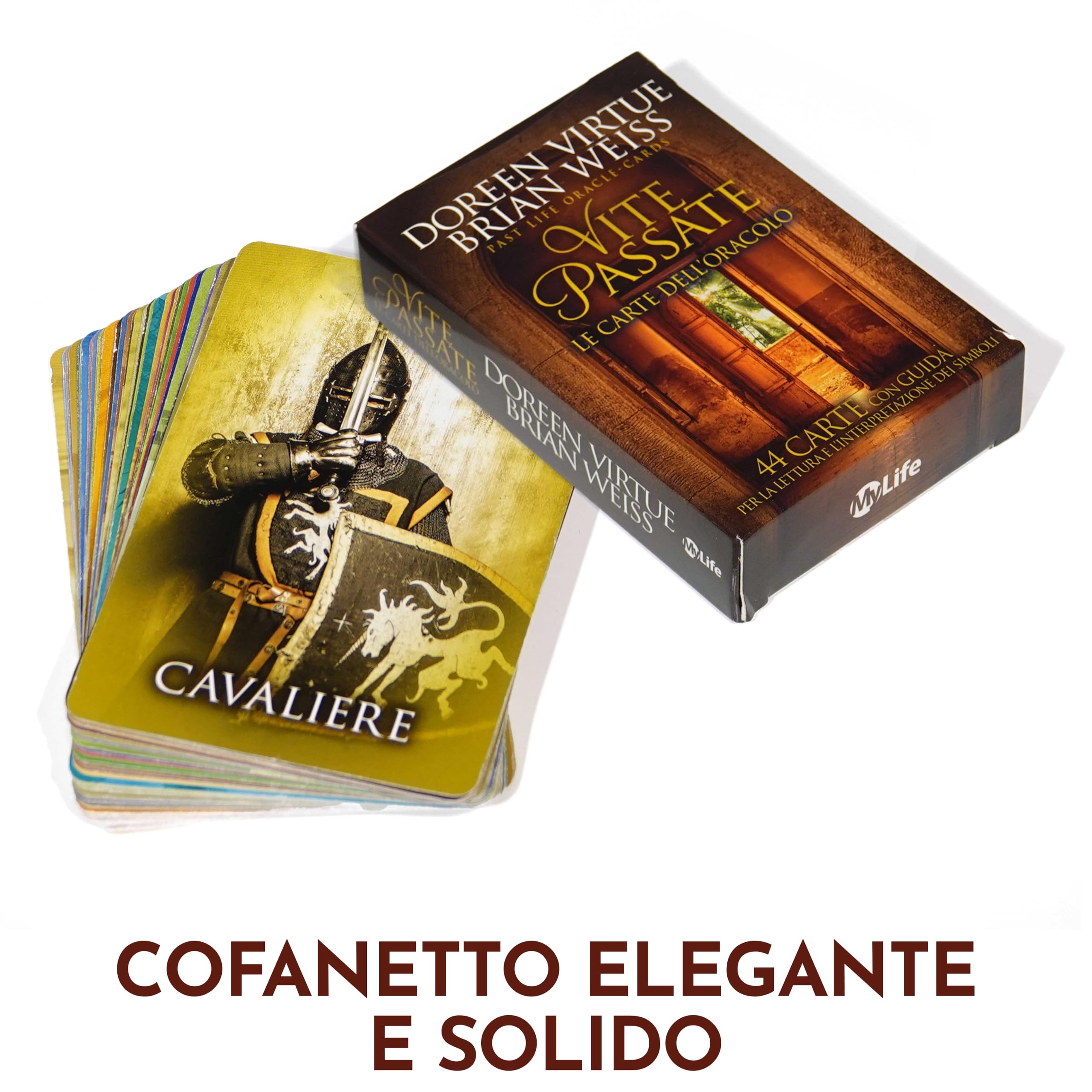 Vite Passate. Le Carte dell'Oracolo 44 Carte con Guida per la Lettura e l'Interpretazione dei Simboli
