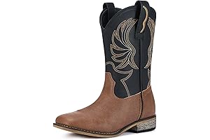 Comfy and Stylish Boys Cowboy Boots - Perfect for Size 3 Adventurers