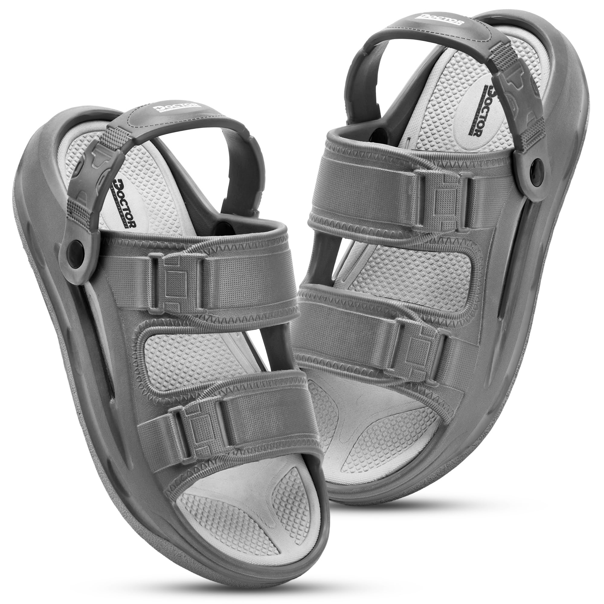 Men's Sports Sandals | Lightweight EVA Sandals with Back Strap | Anti-Skid Cushioned Comfort Outdoor Casual Walking Sandals-image-33