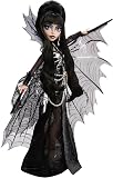 Monster High Doll, Elvira, Mistress of the Dark Collectible in Black Faux Leather Dress with Silvery Batwing Cape and Premium Accessories, HYV99 - 7