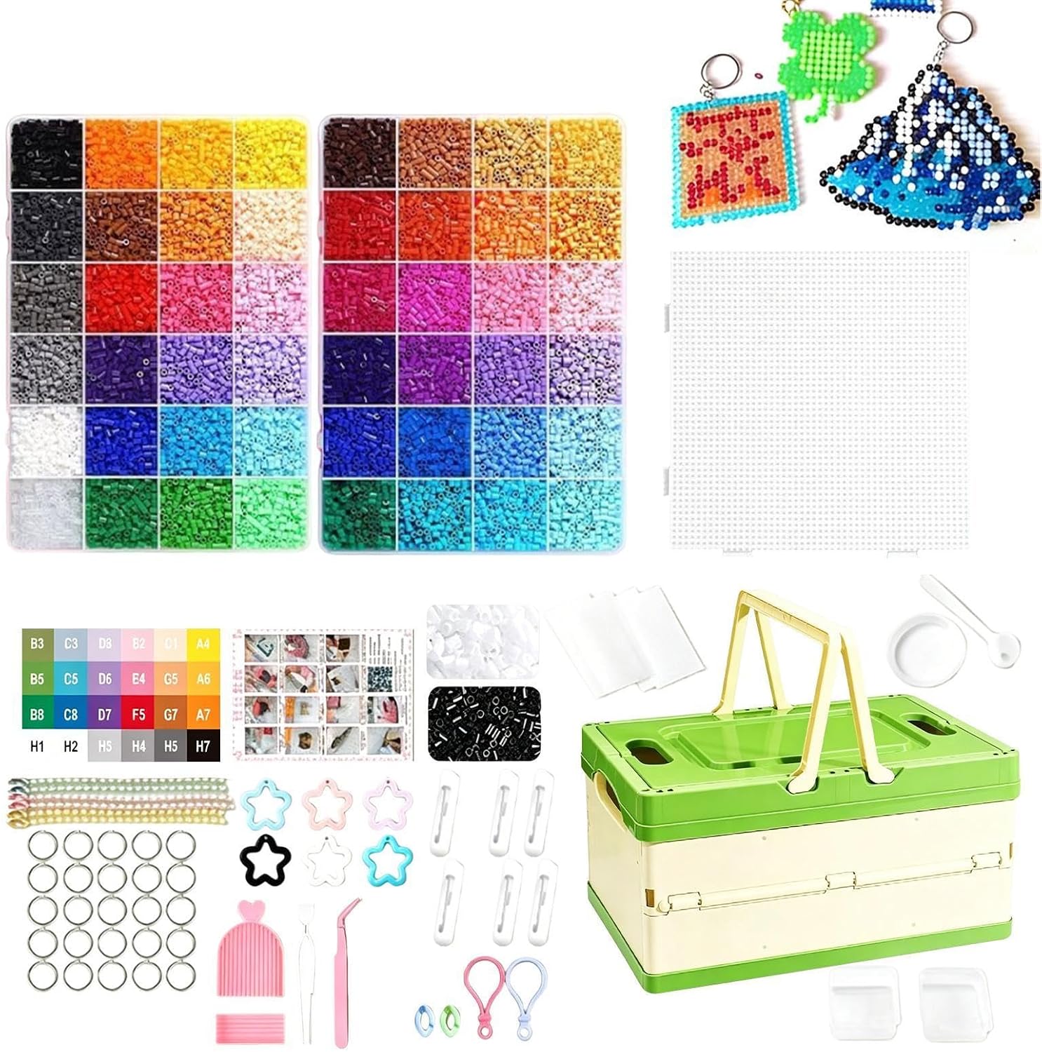 Fuse Beads Craft Set Handmade Beading Art Decoration
